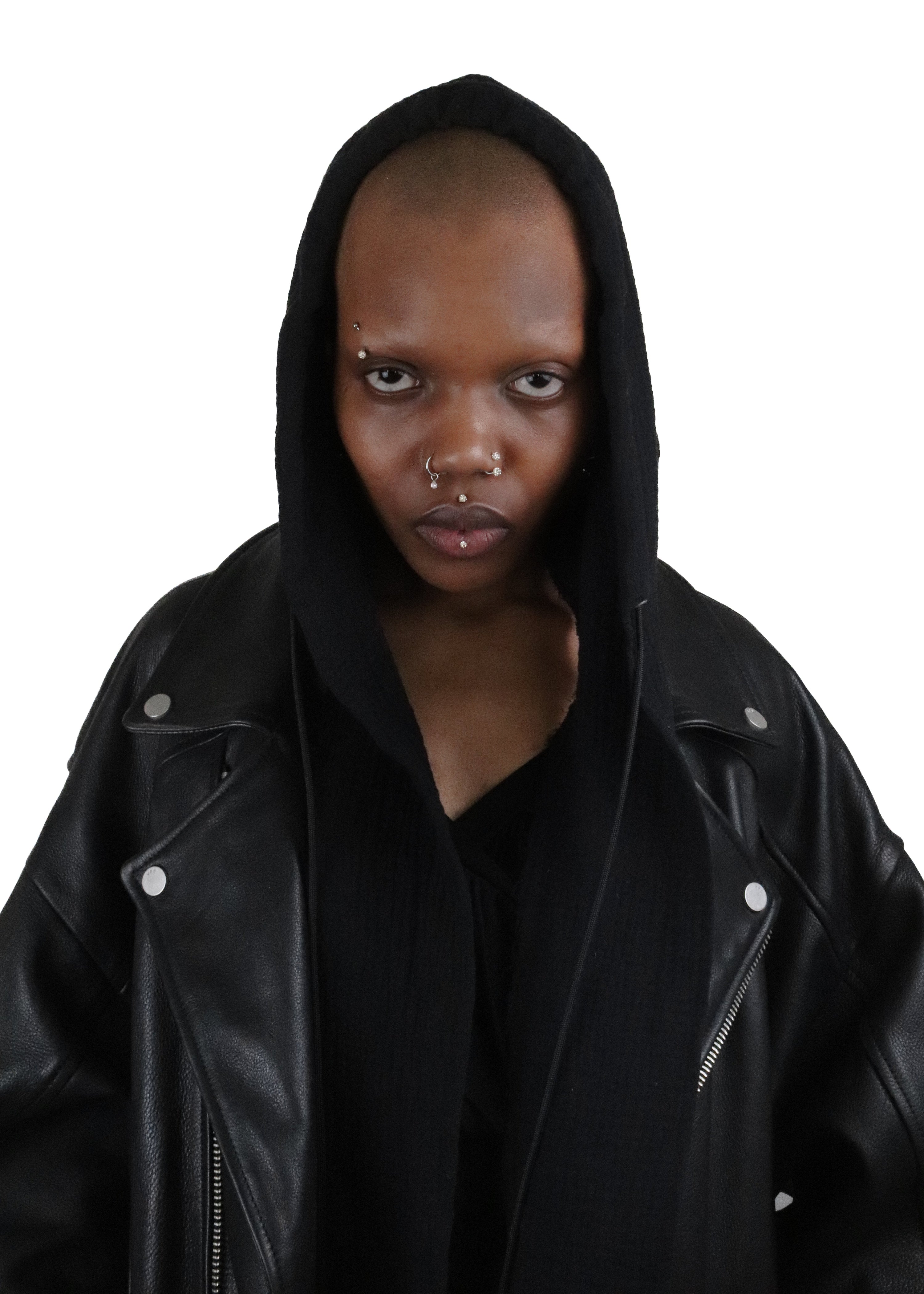 Muslin hooded scarf