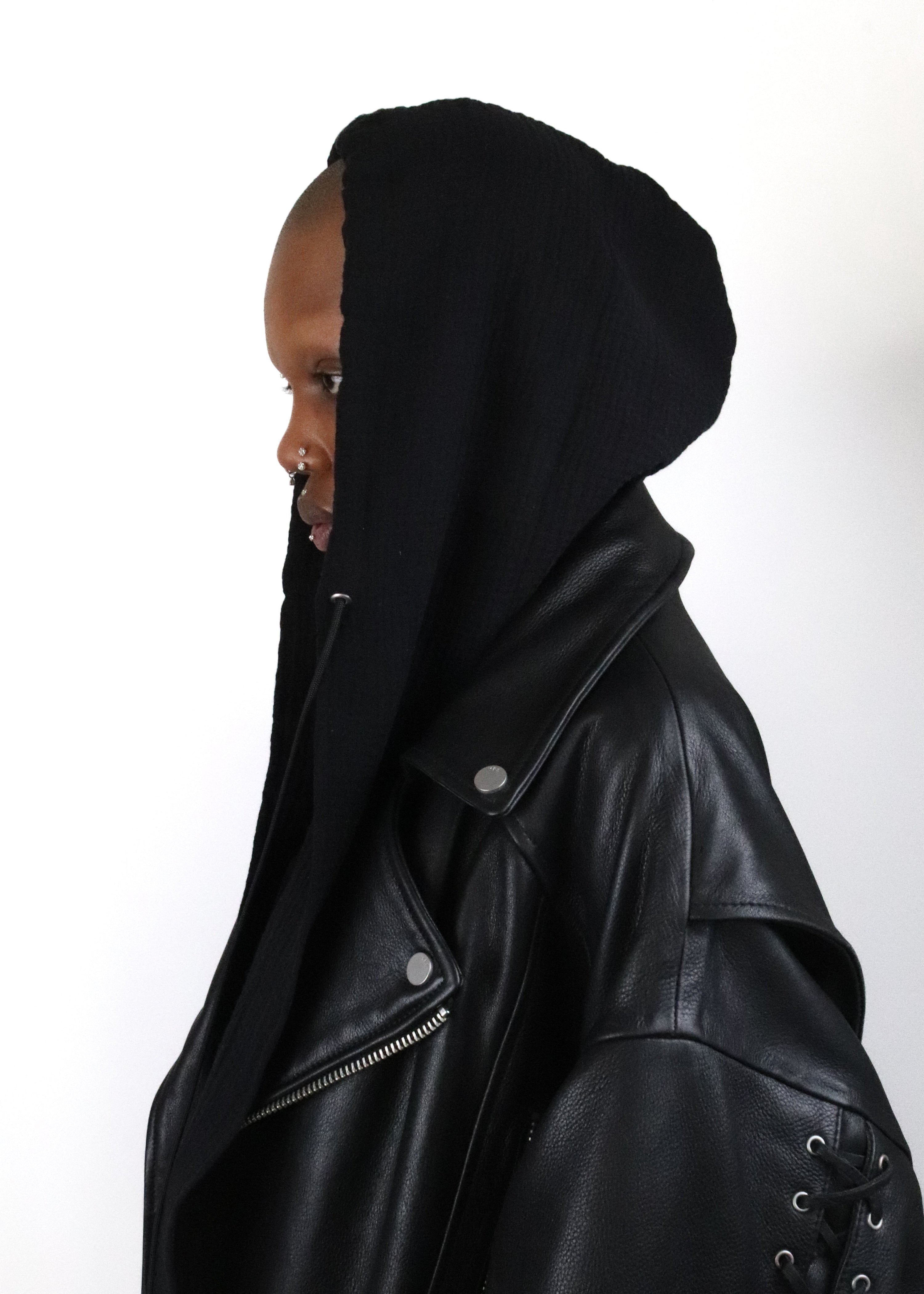 Muslin hooded scarf