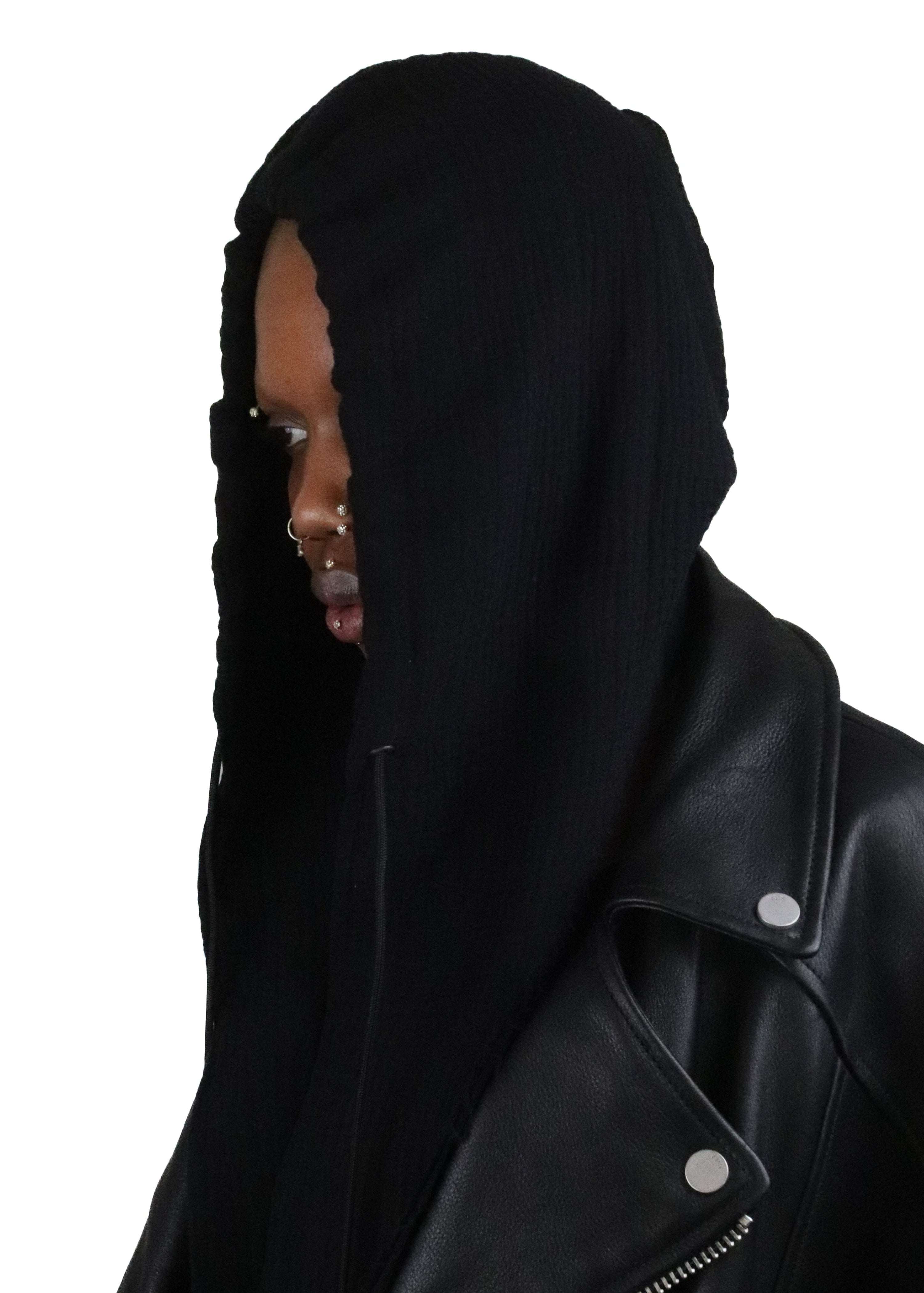 Muslin hooded scarf
