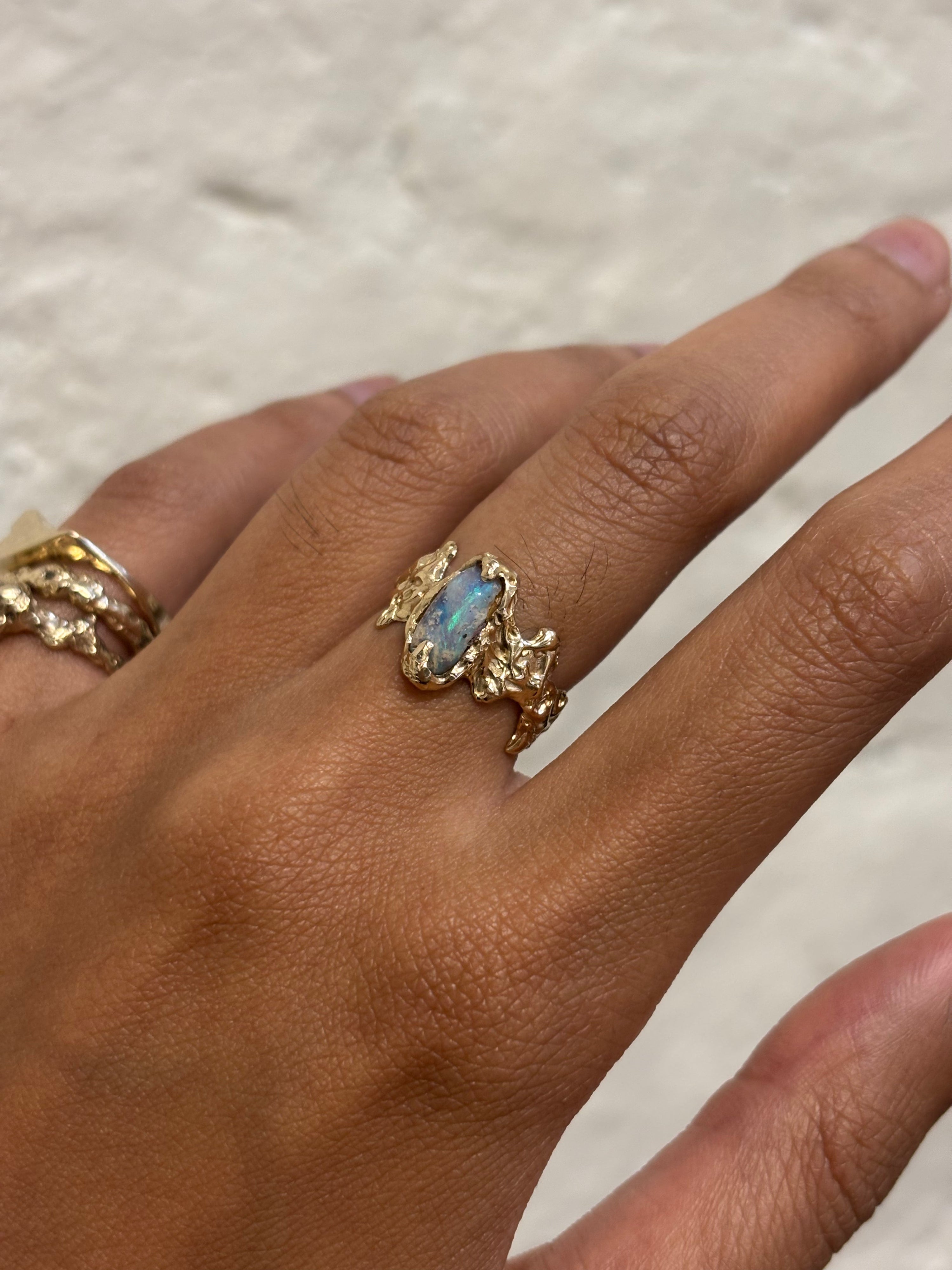 Serene ring - gold size k