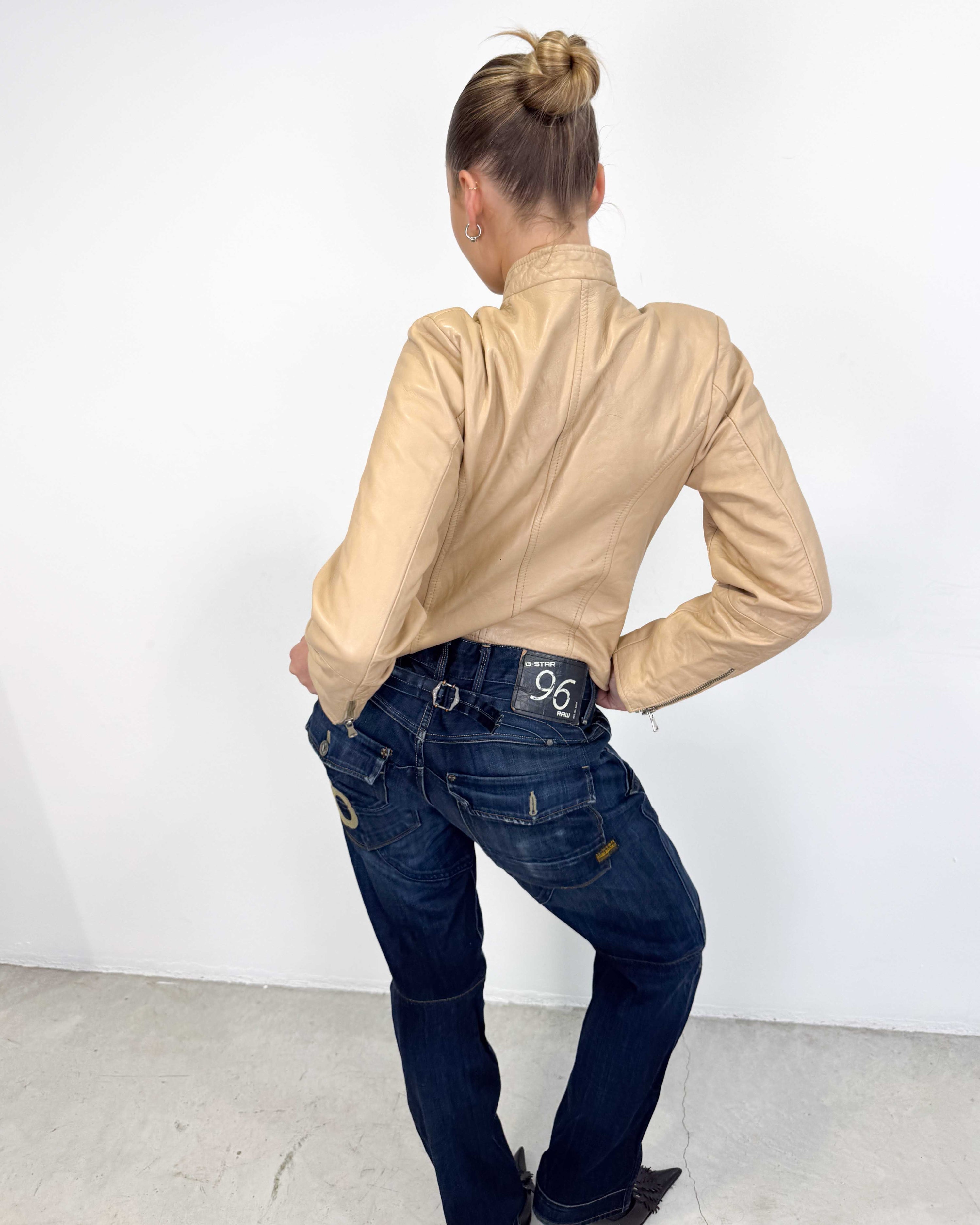 The manuela leather jacket