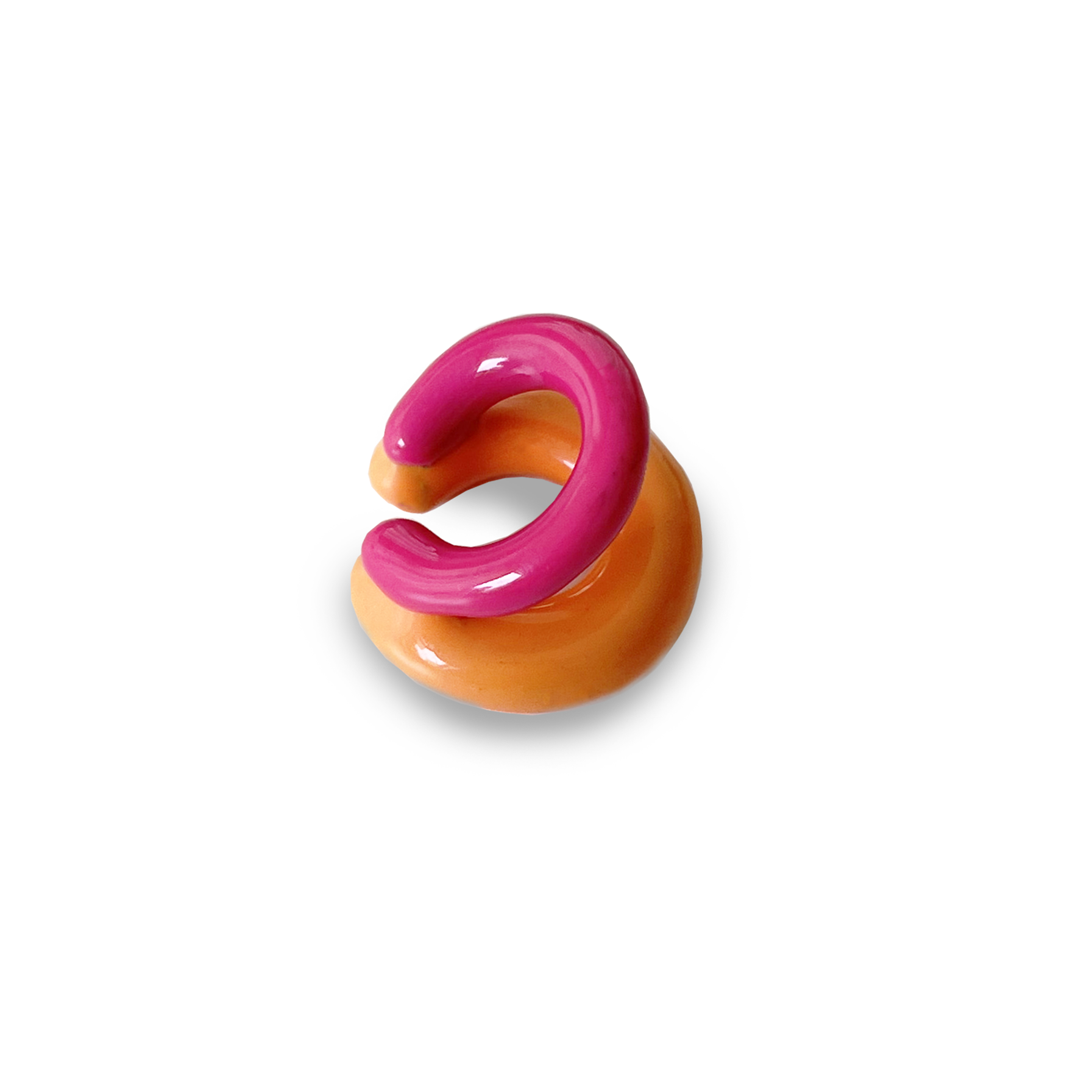 Charlotte double ear-cuff double color