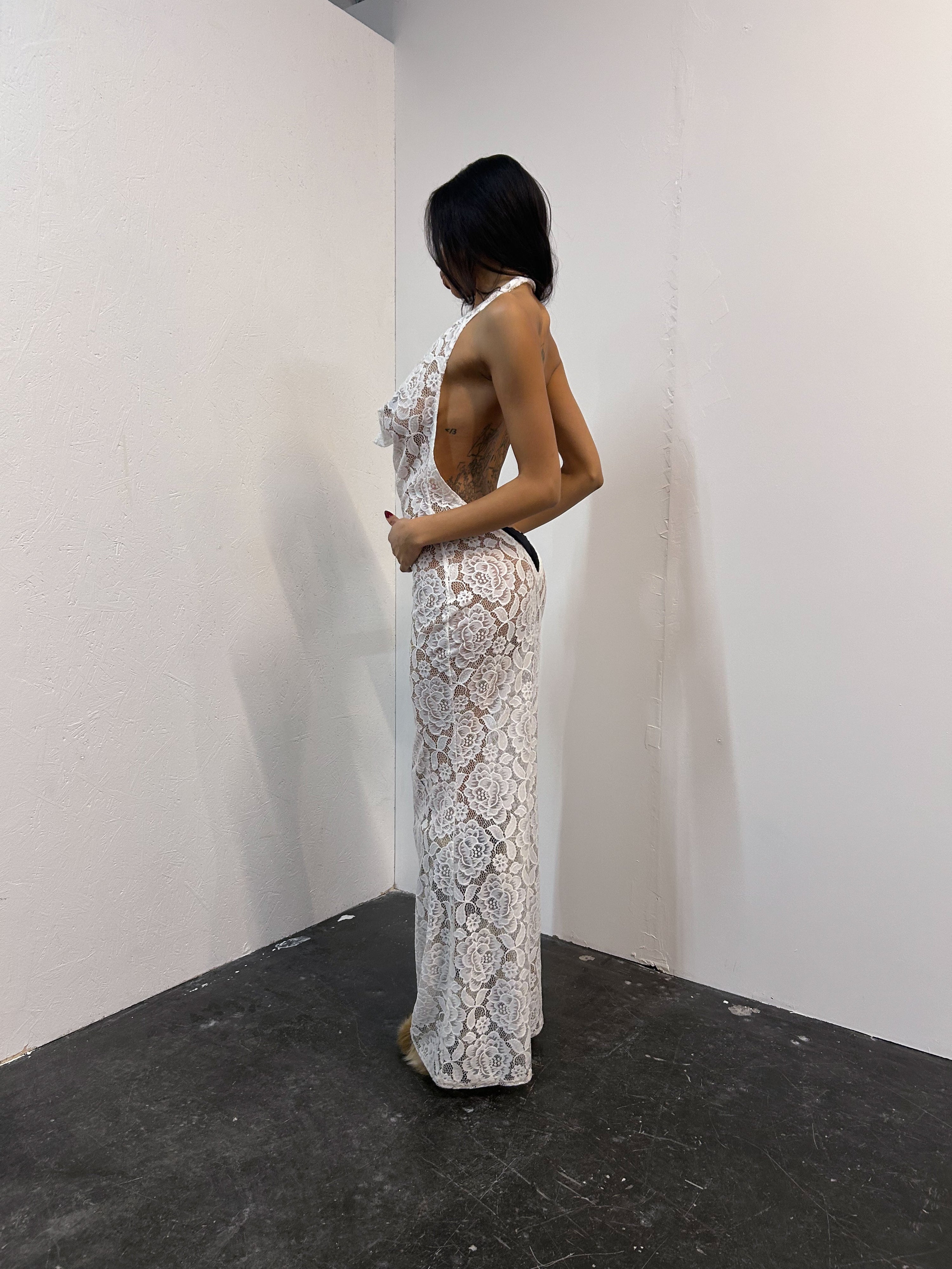 Lace gown