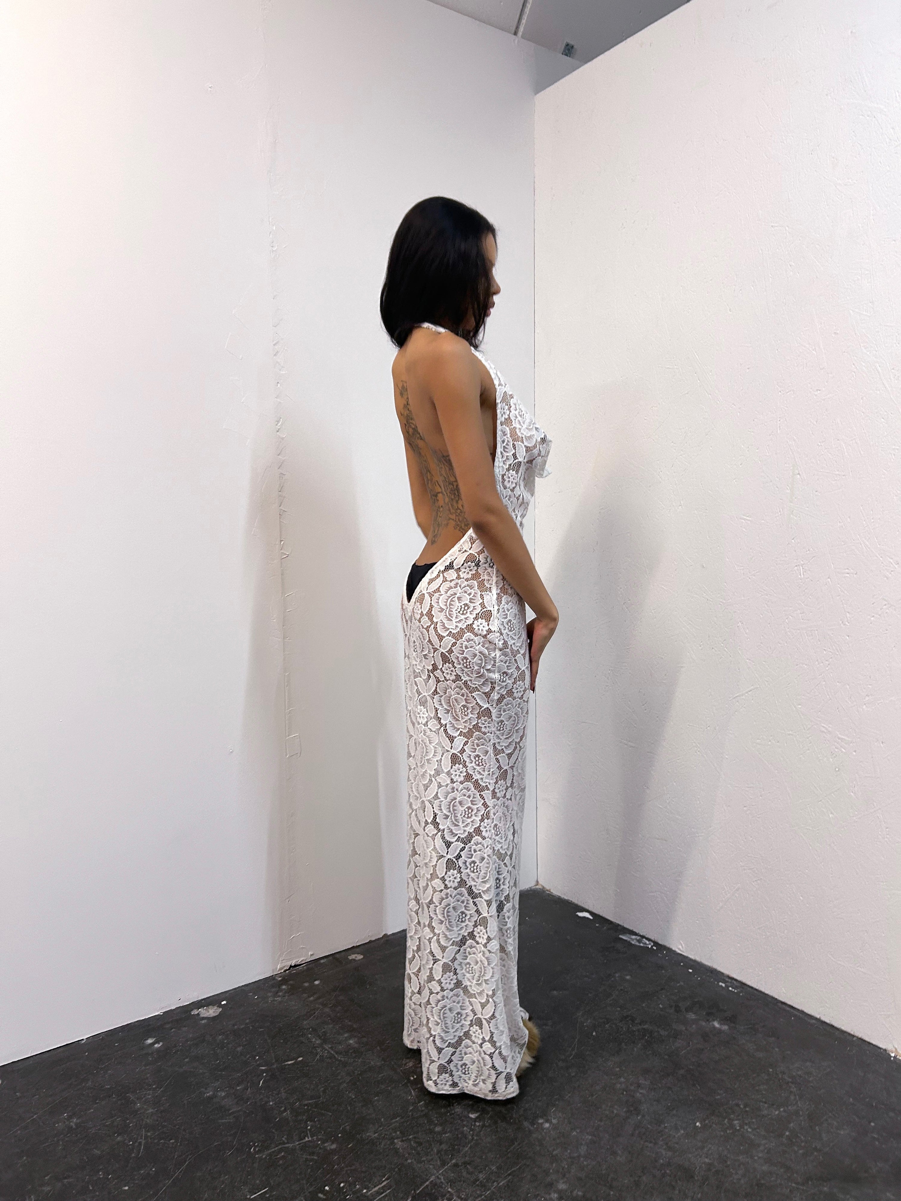 Lace gown