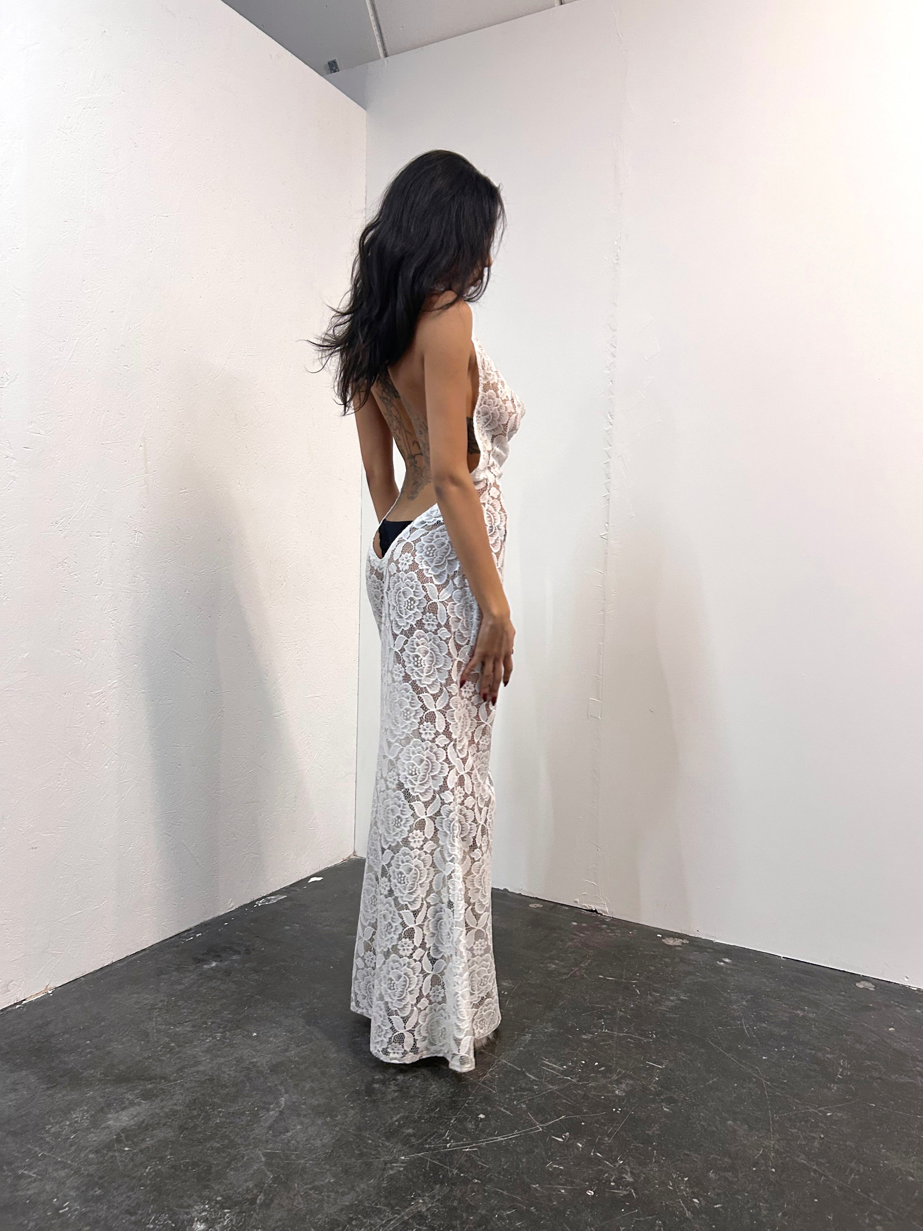 Lace gown