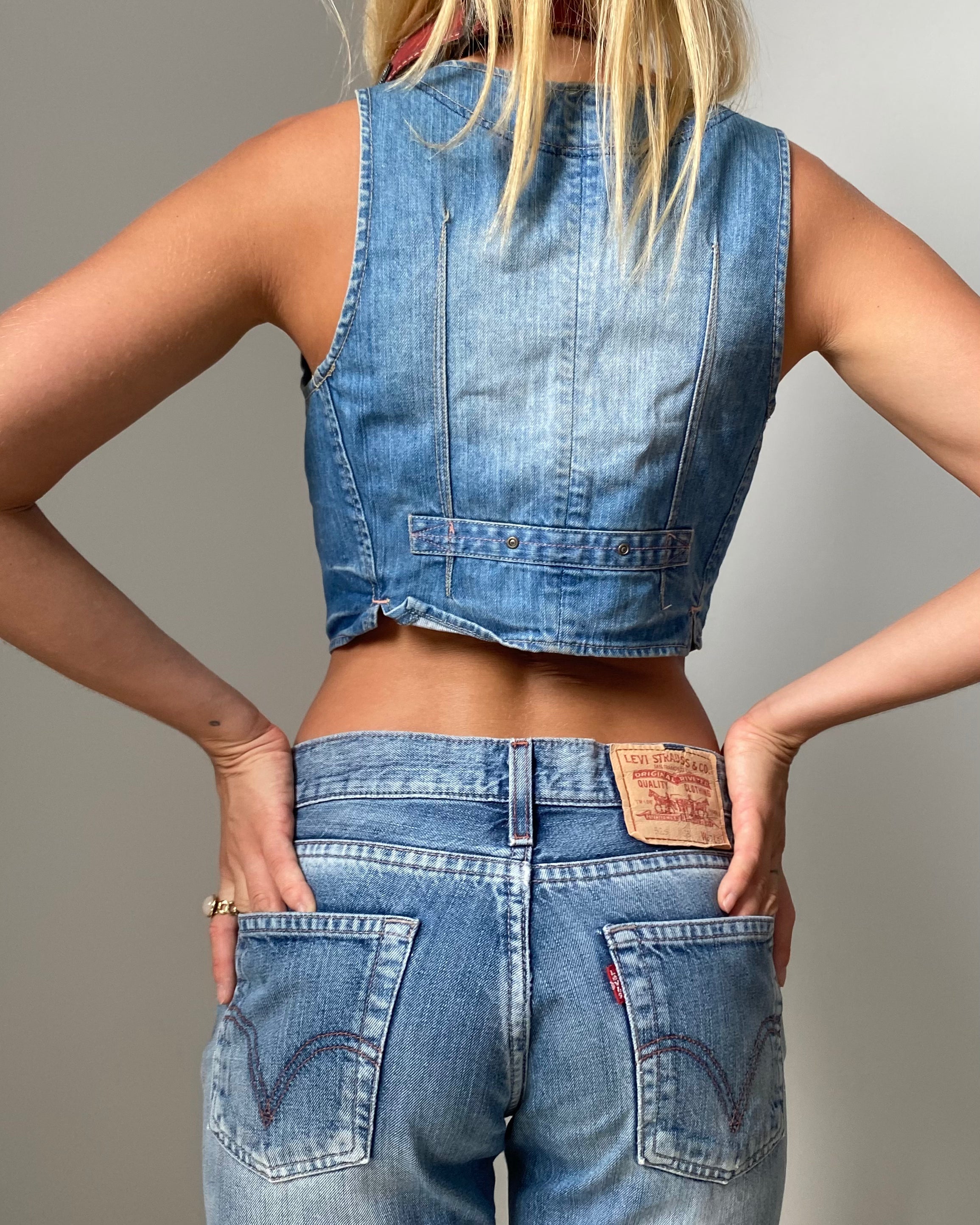 The lila vest