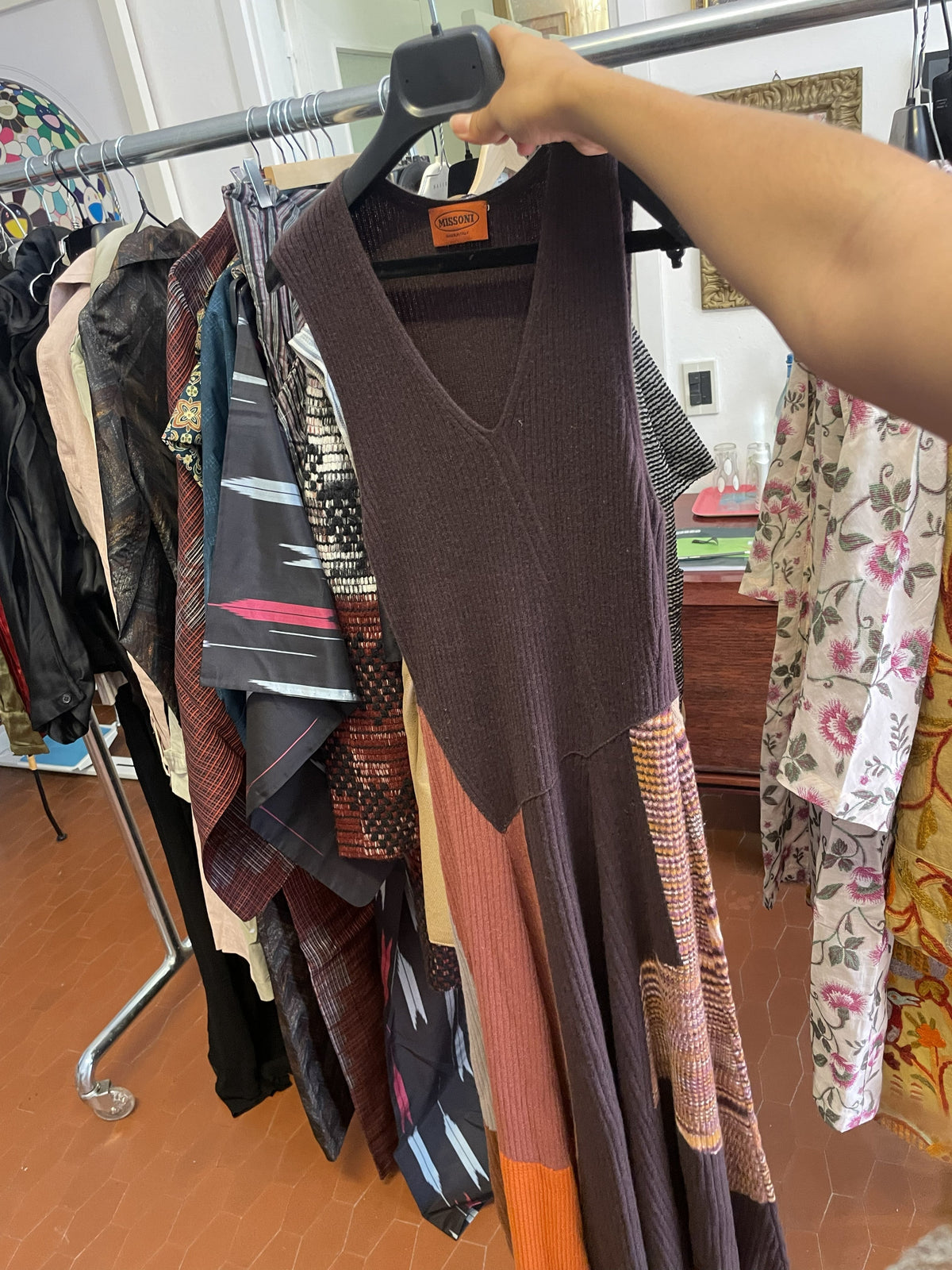 Missoni cashmere maxi dress