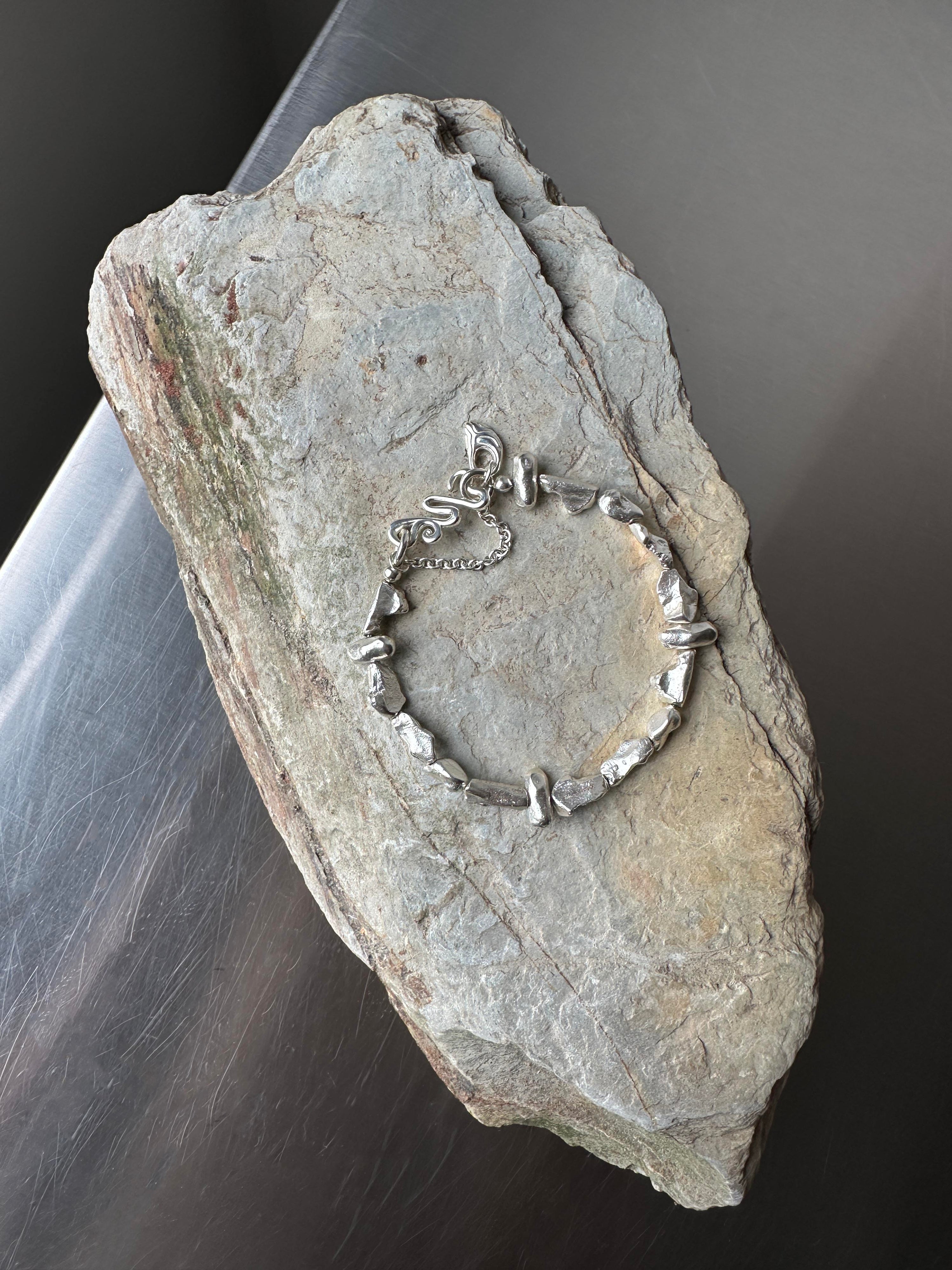 Rock chain bracelet
