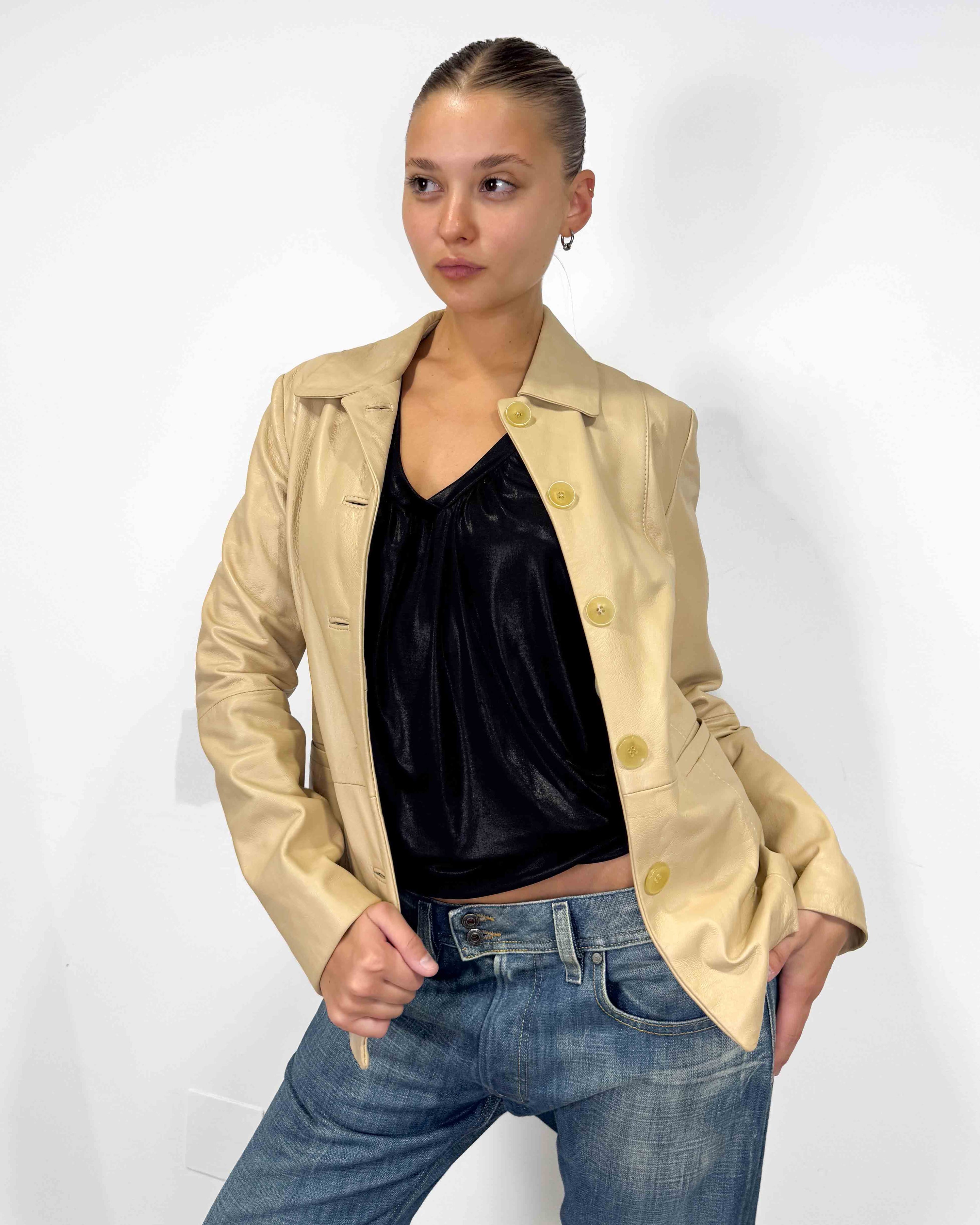 The fiona leather jacket