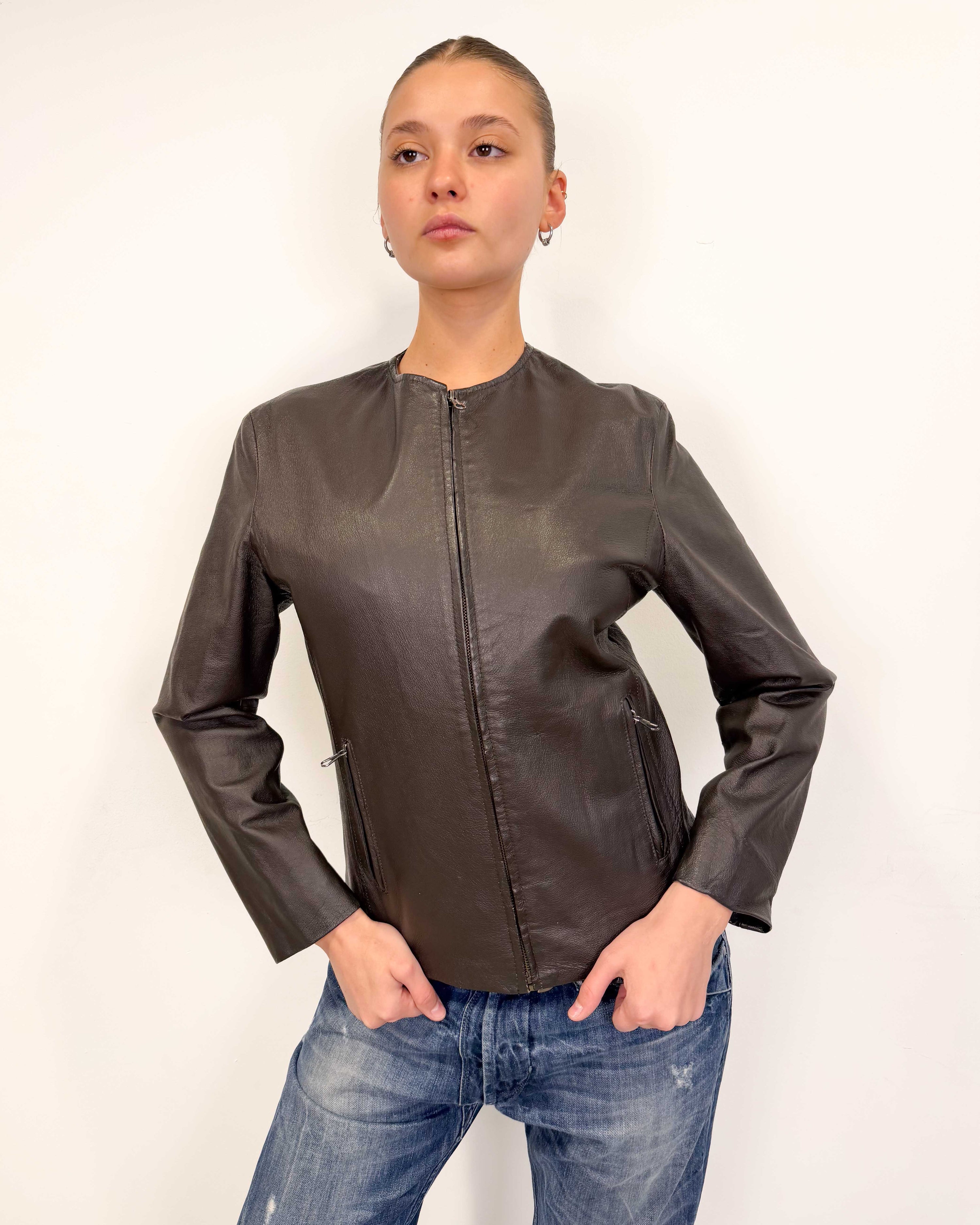 The jaida leather jacket
