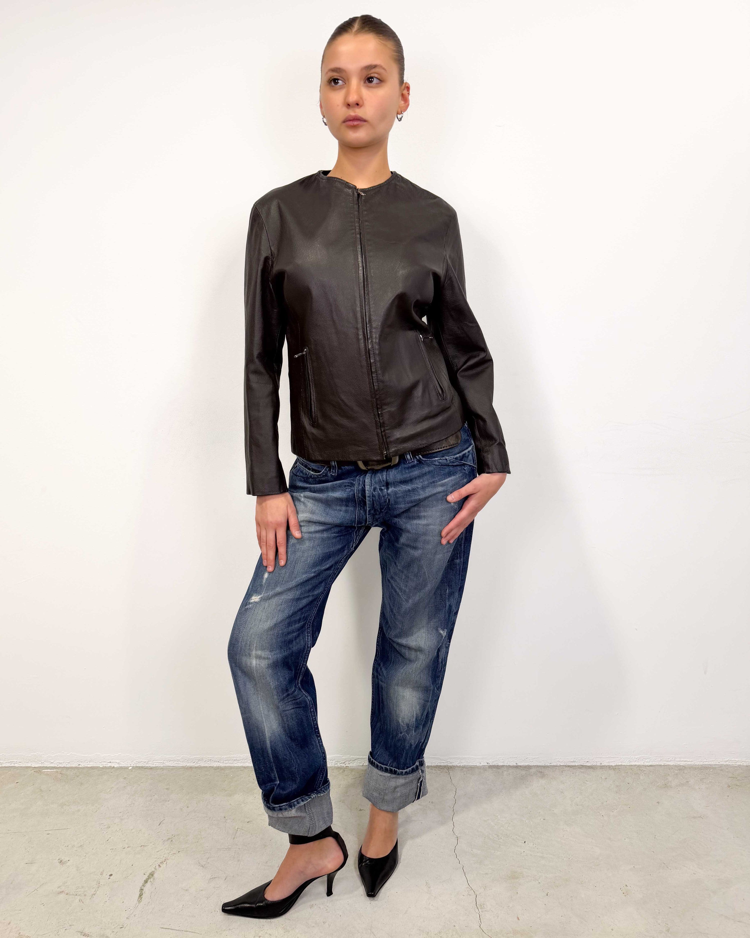The jaida leather jacket