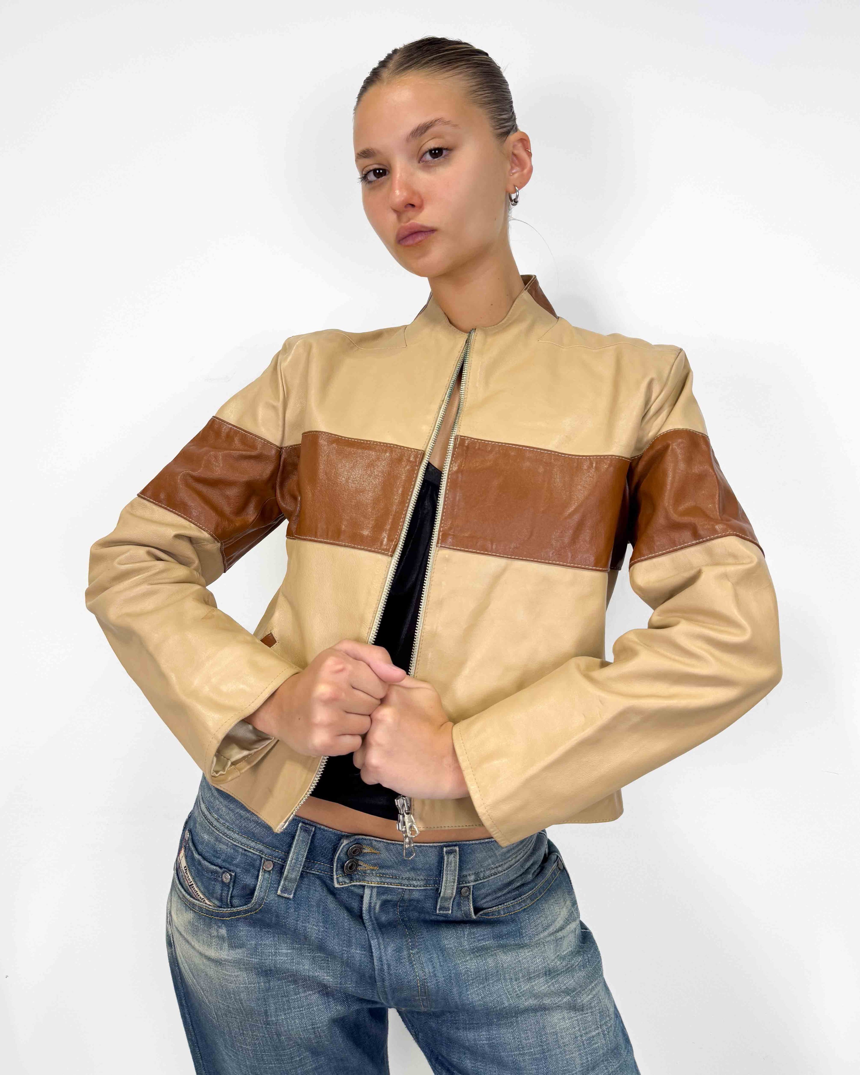 The ariadne leather jacket