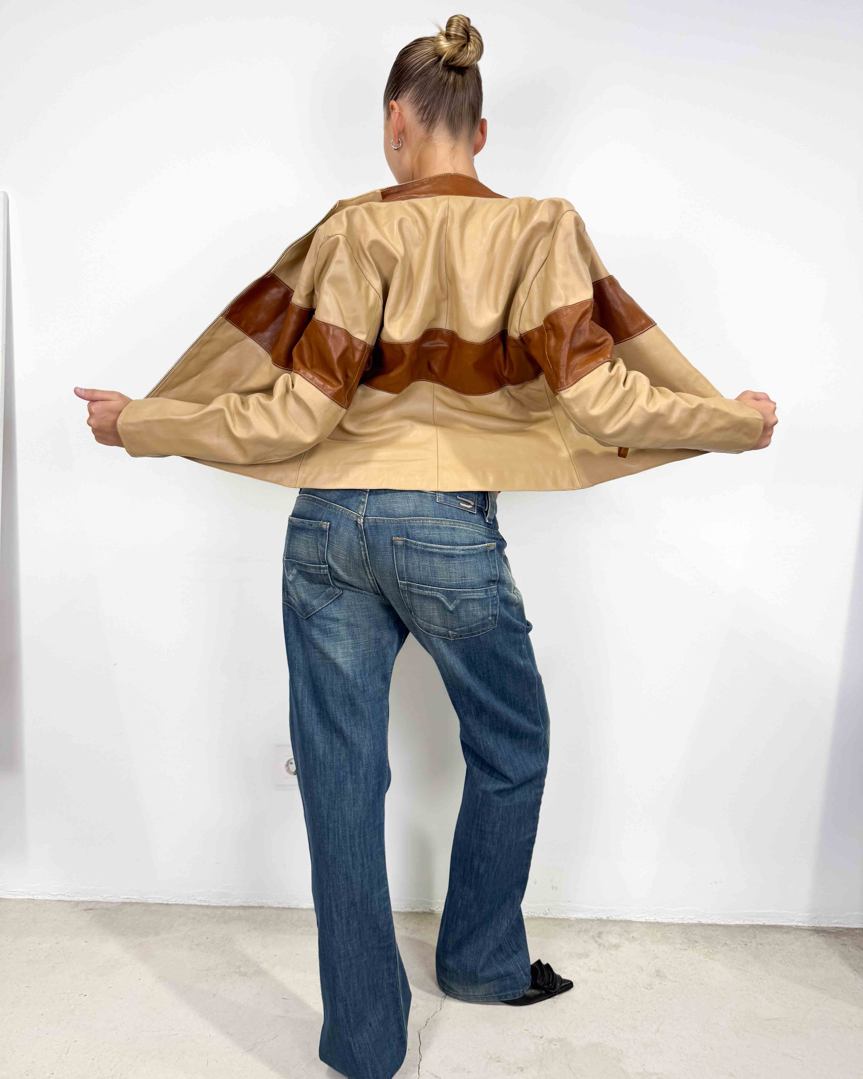 The ariadne leather jacket