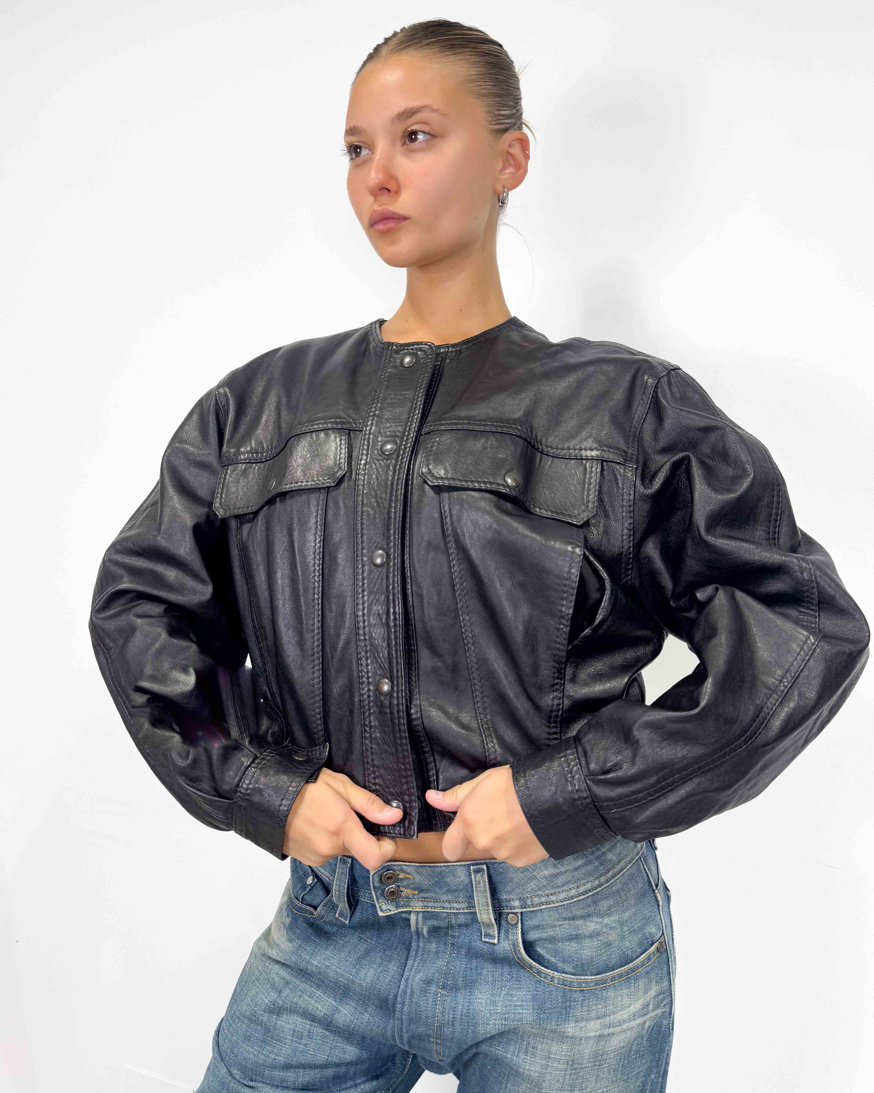 The ginevra leather jacket