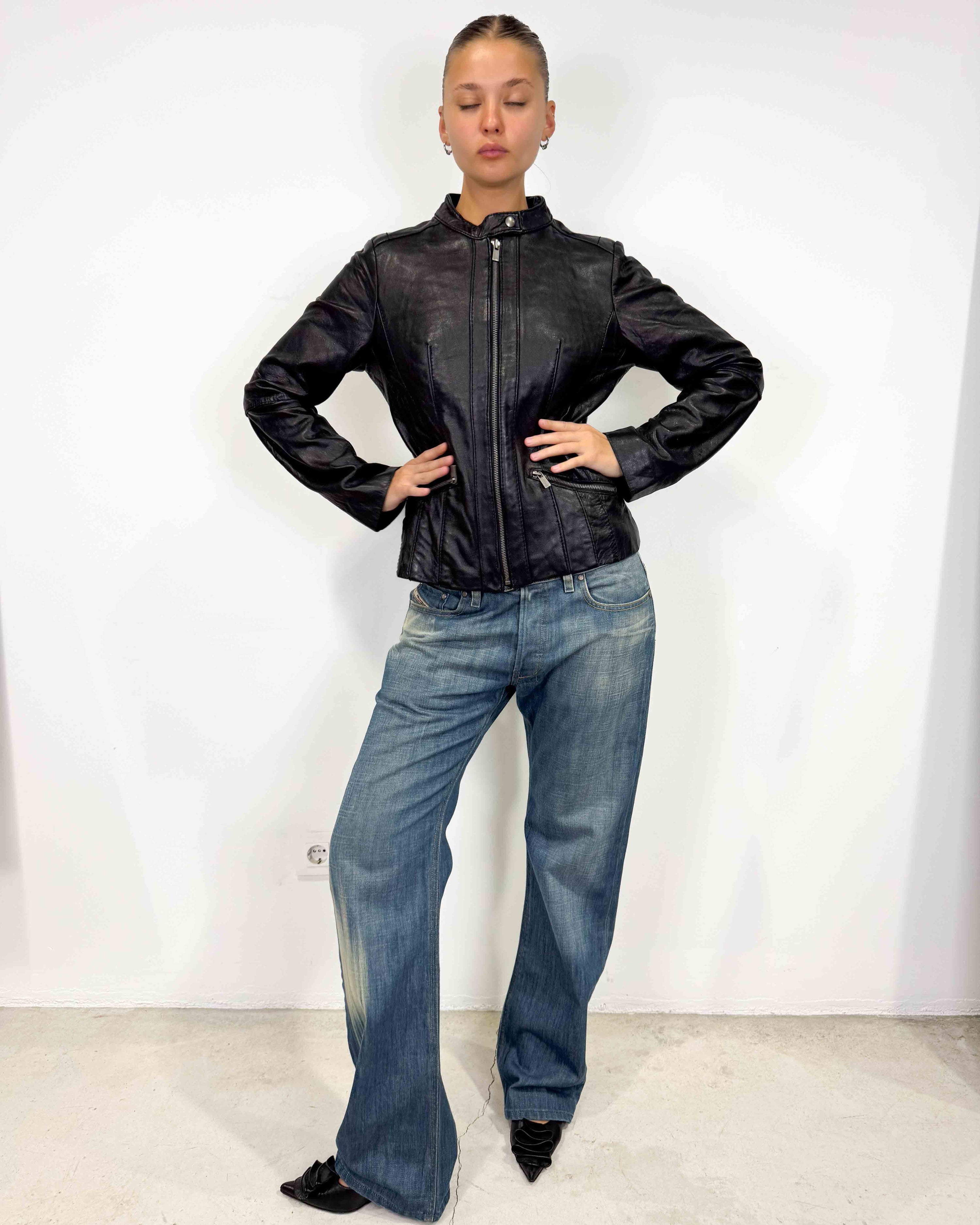The adina leather jacket