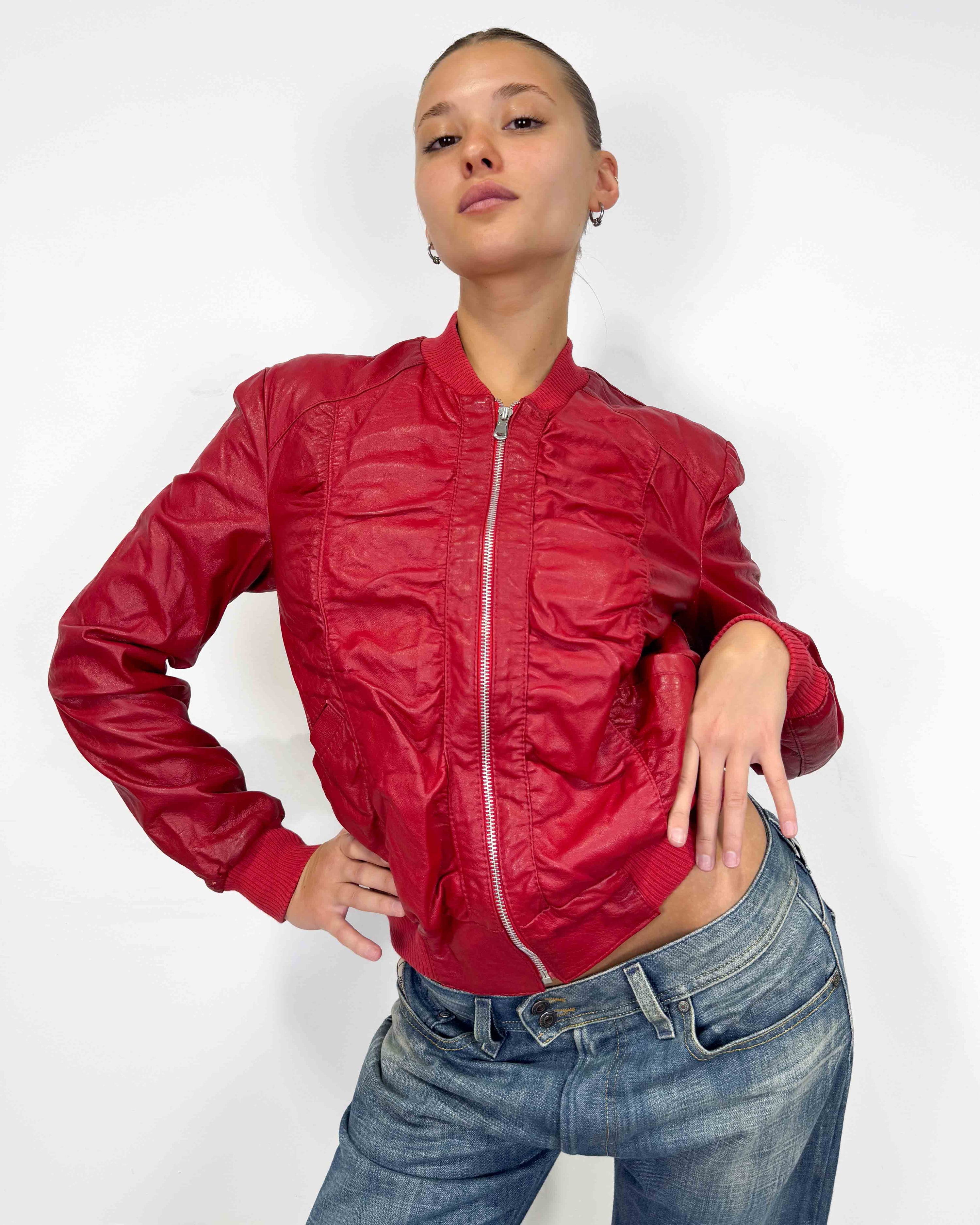 The sandra leather jacket