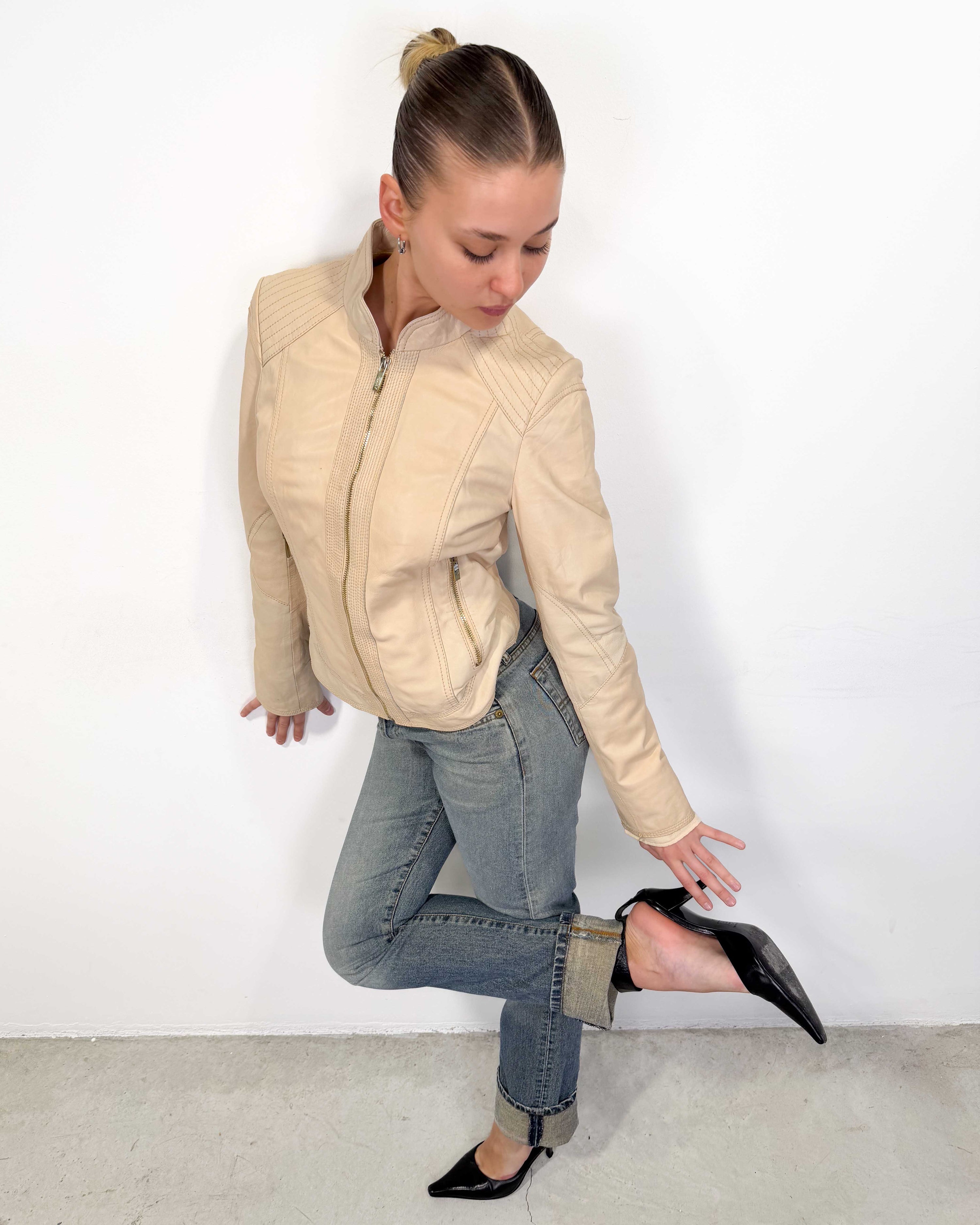 The karolina leather jacket