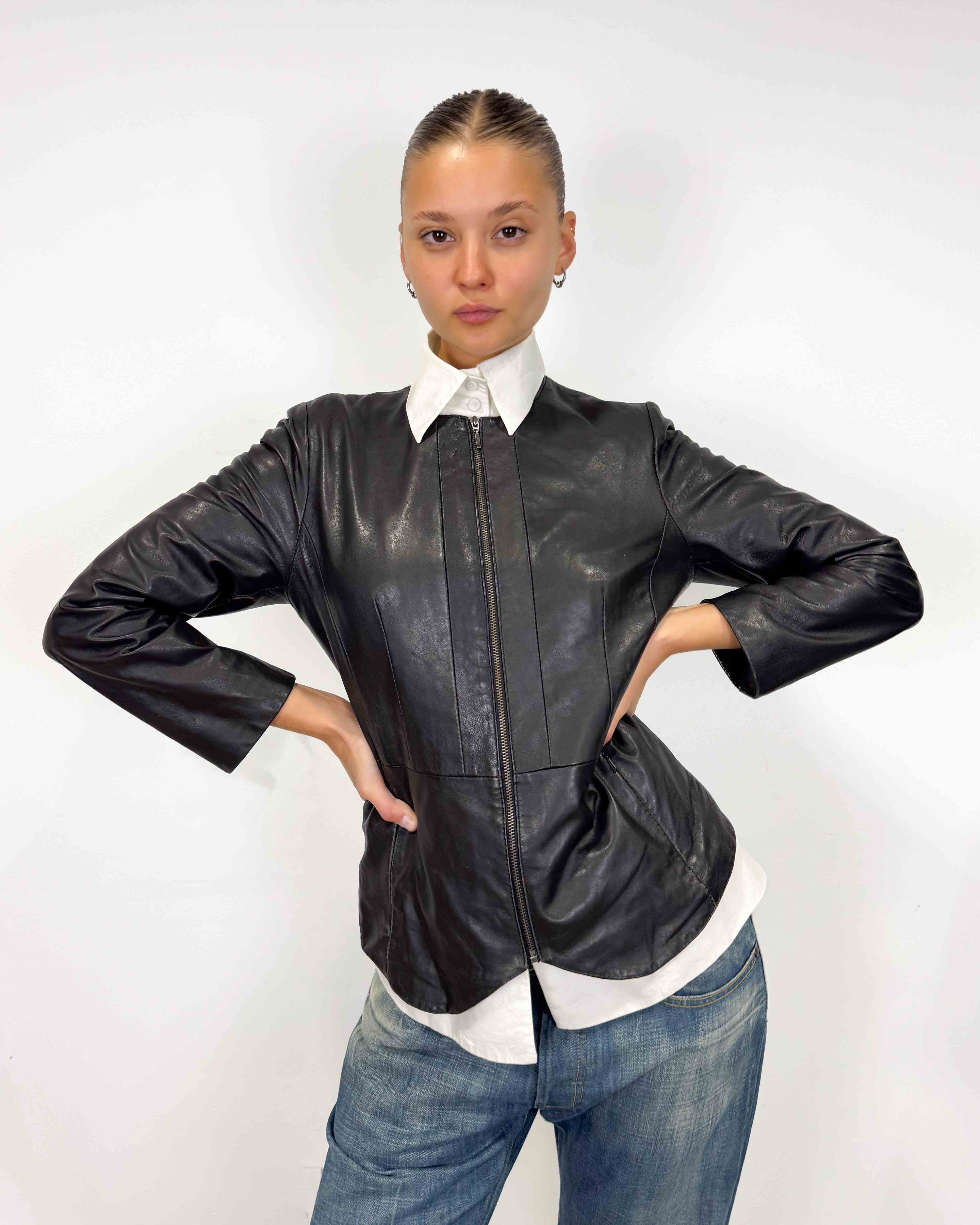 The fatima leather jacket