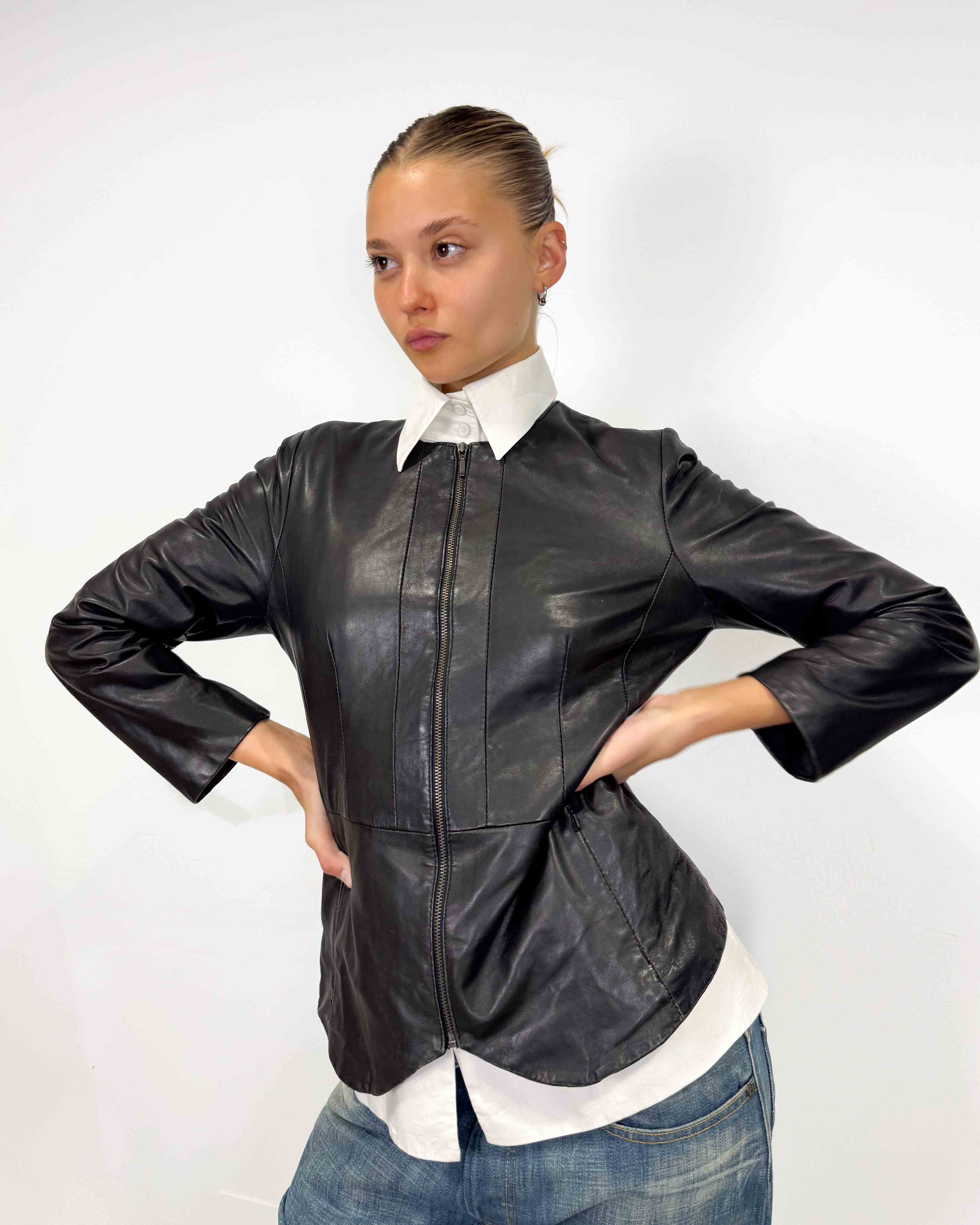 The fatima leather jacket
