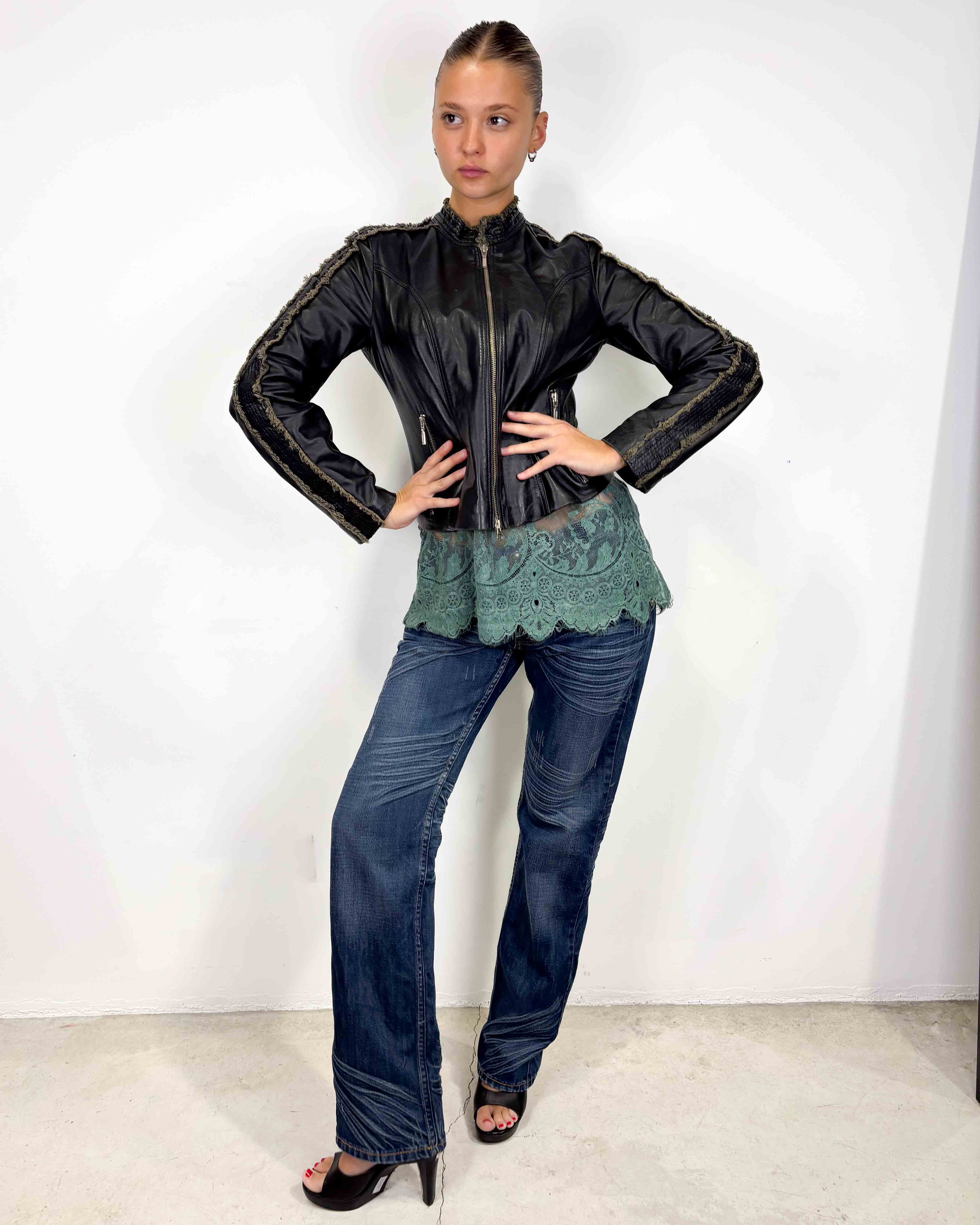 The patrizia leather jacket