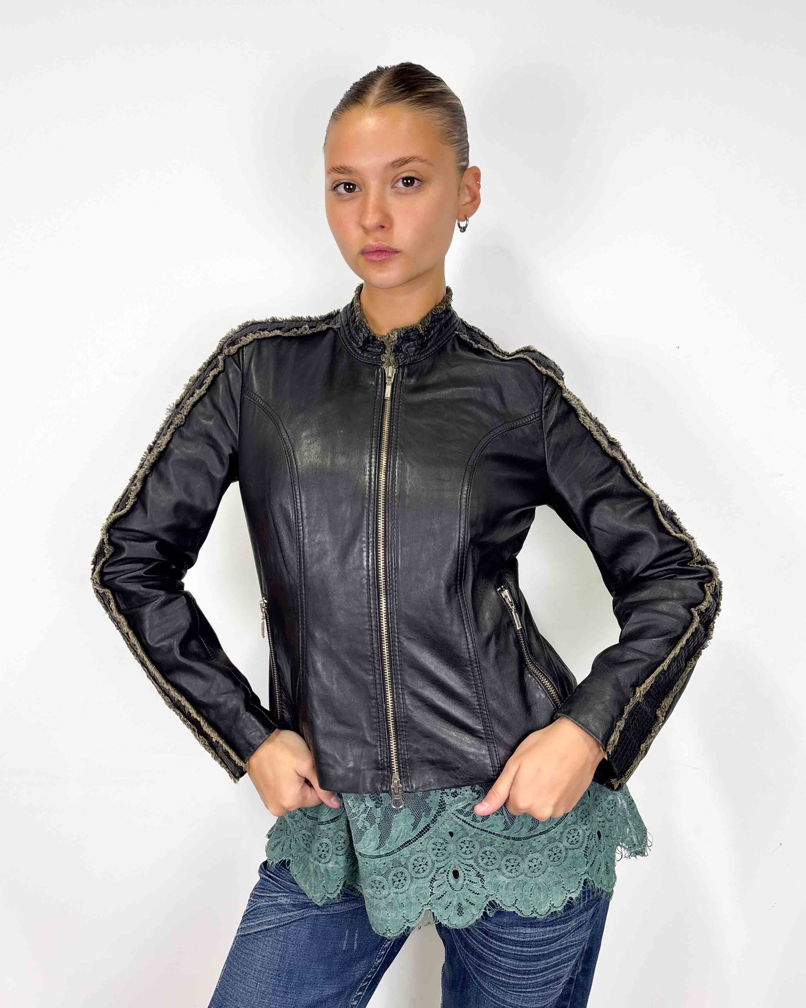 The patrizia leather jacket