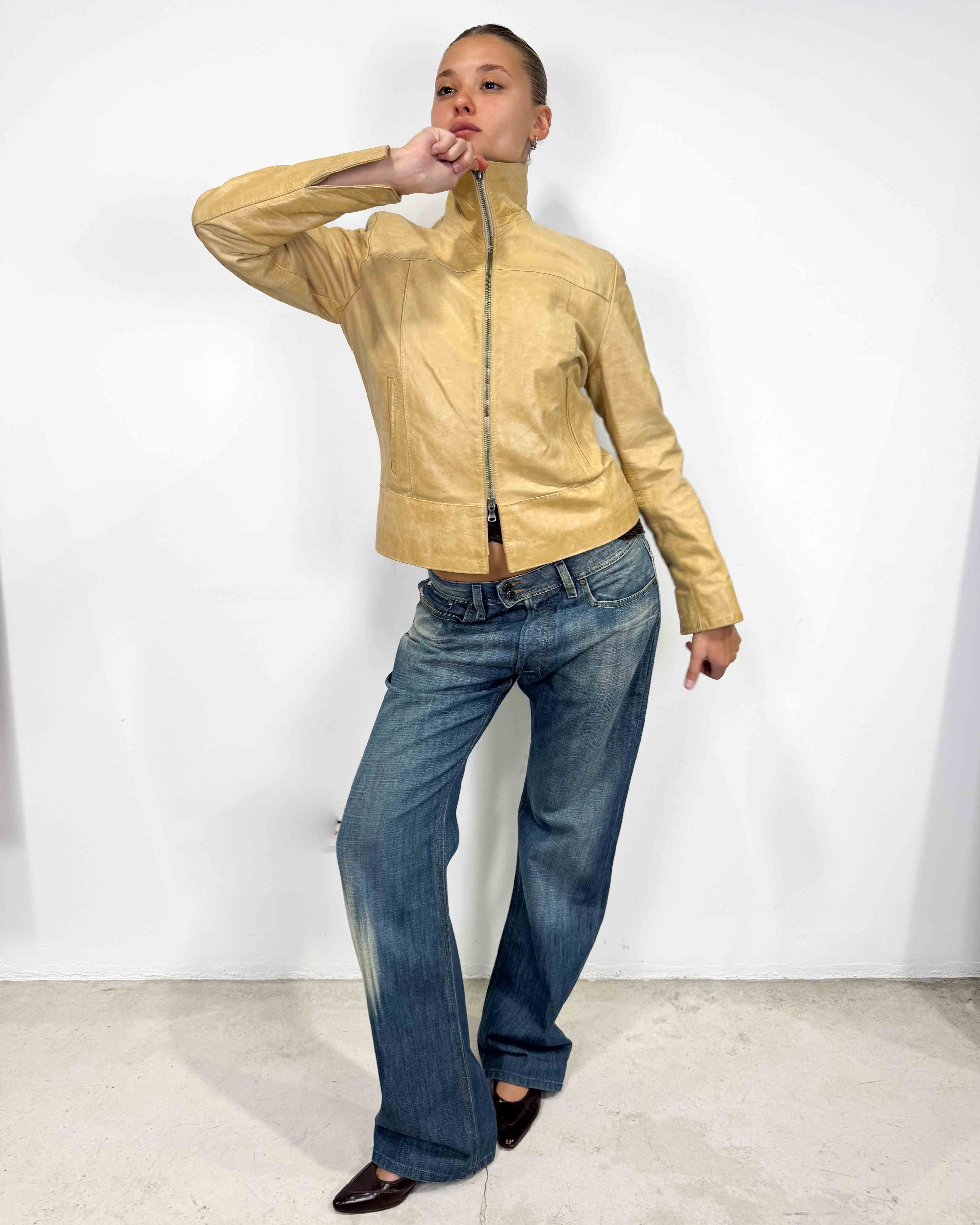 The magdalena leather jacket