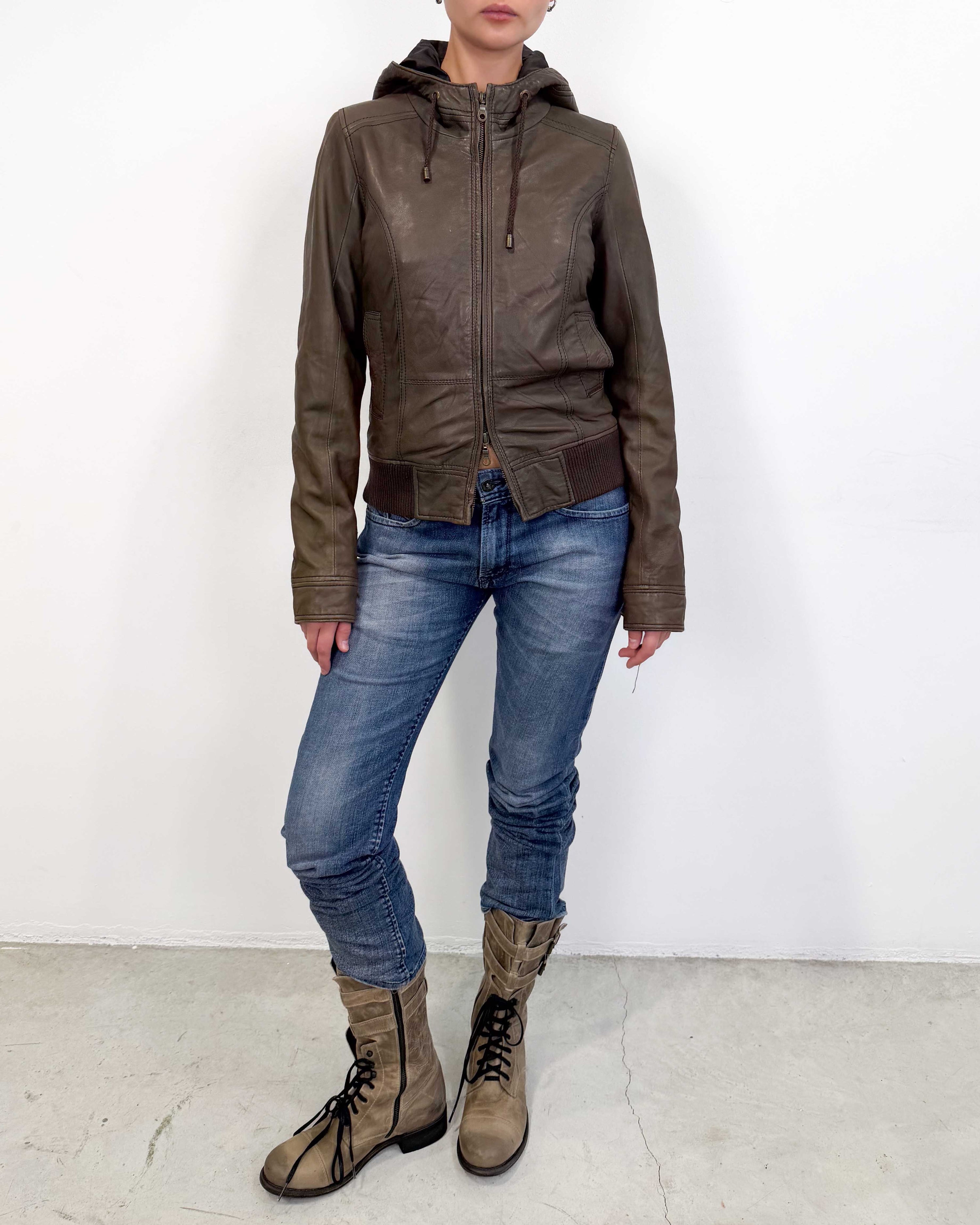 The yolanda leather jacket