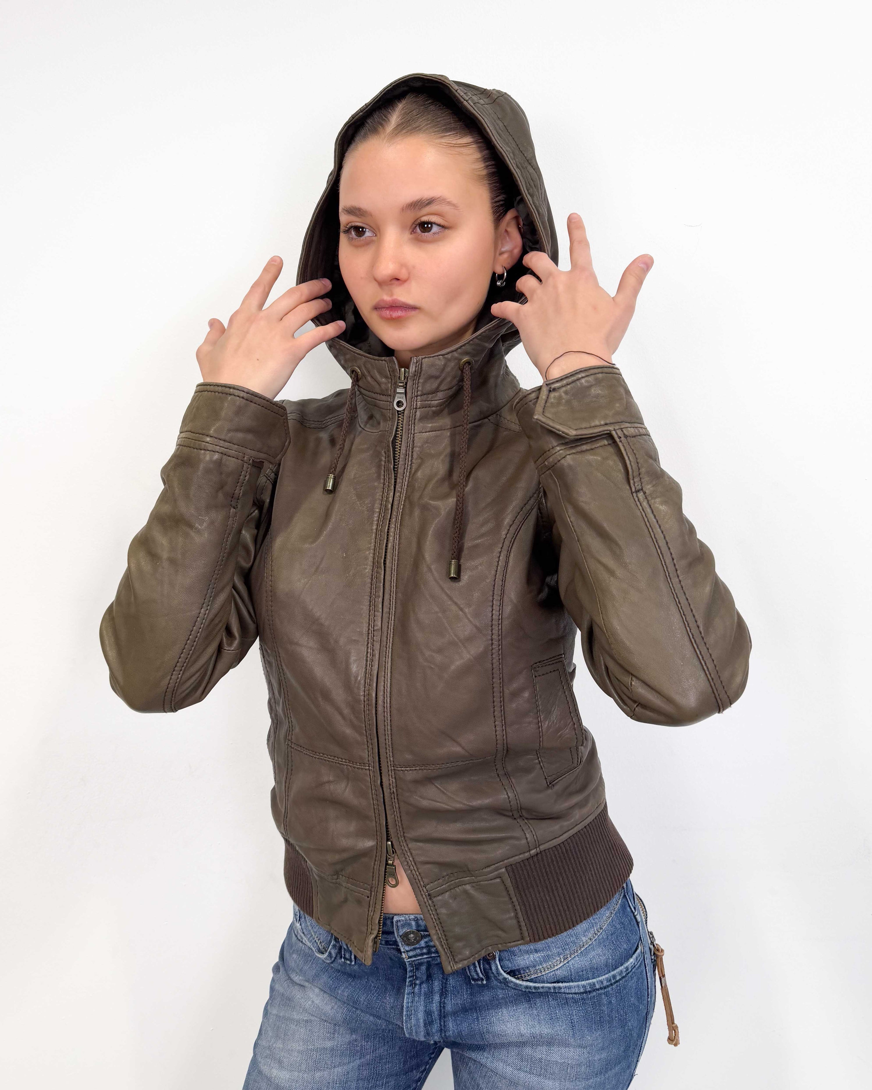 The yolanda leather jacket