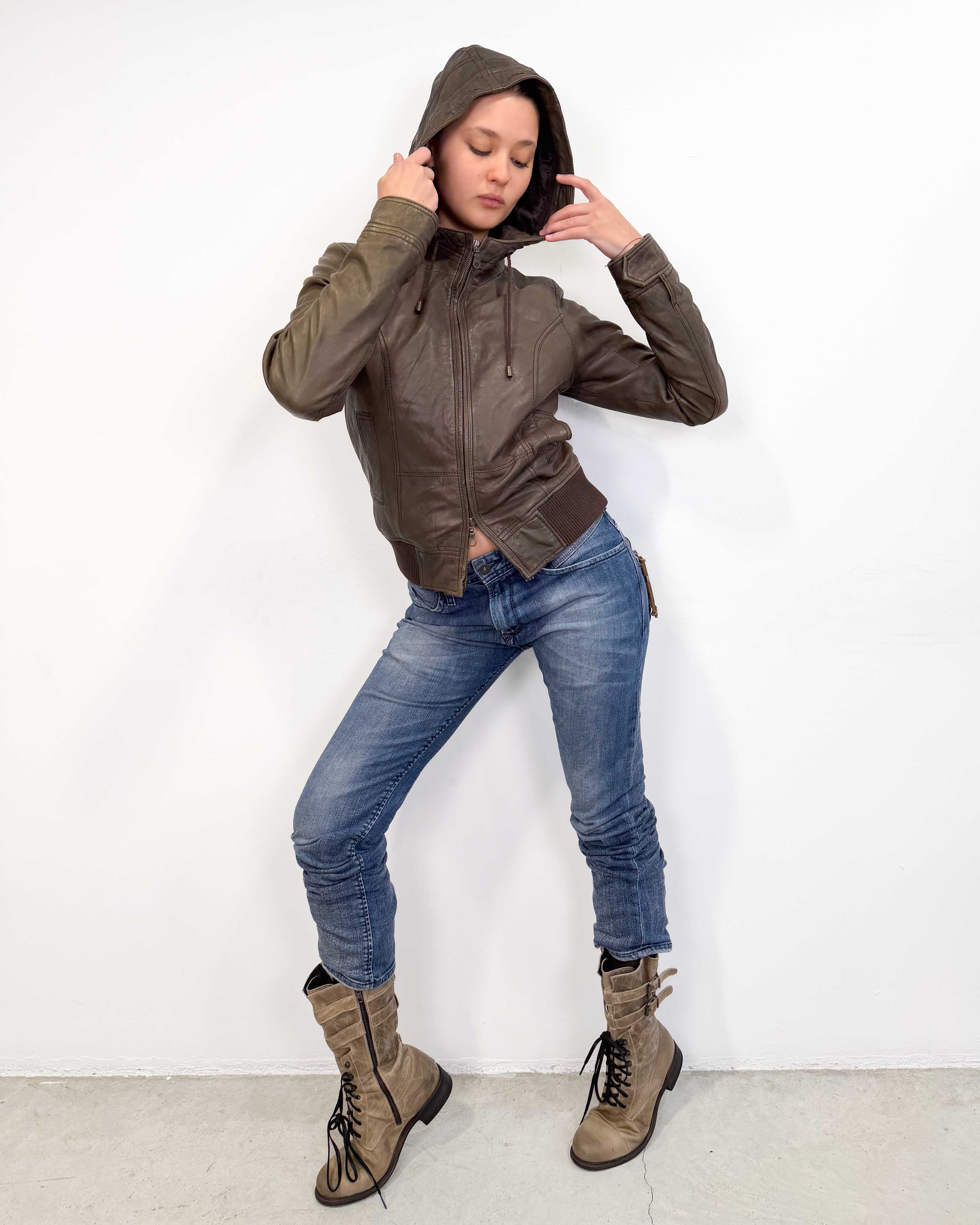 The yolanda leather jacket
