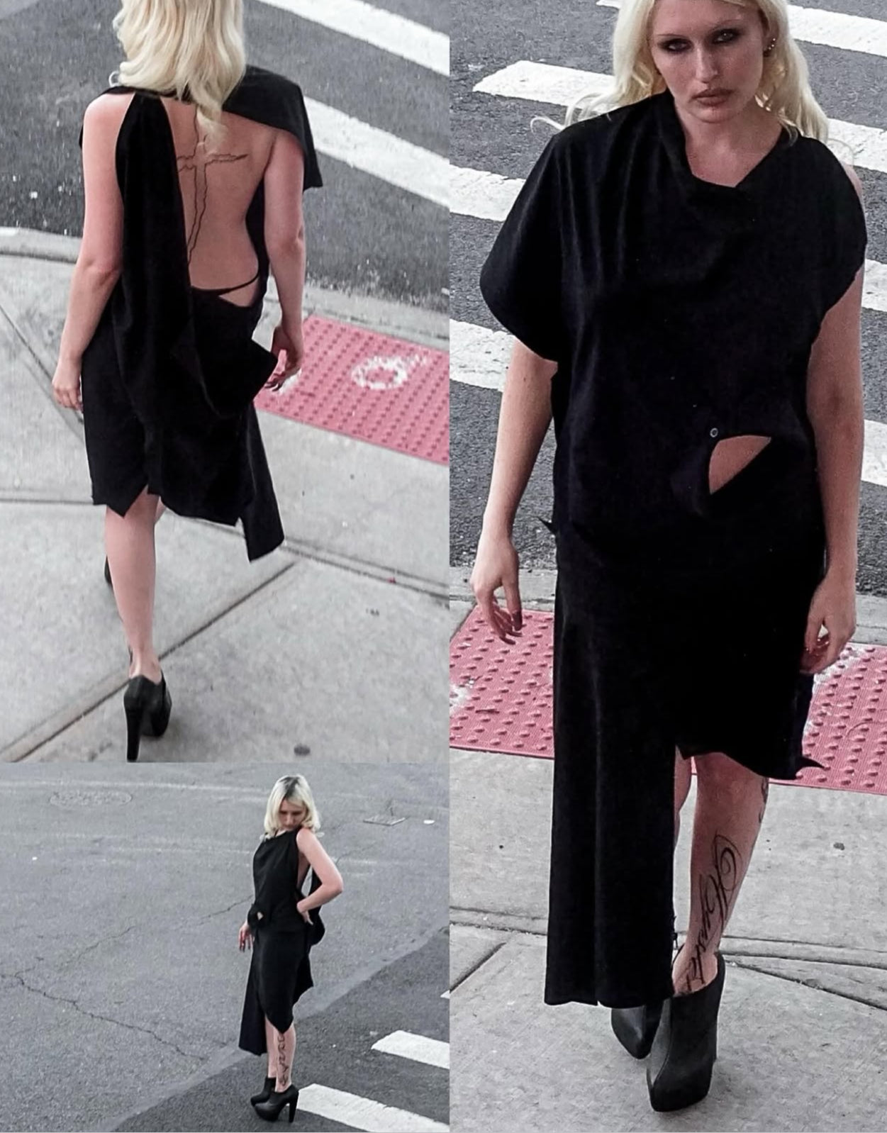 Draped polo dress