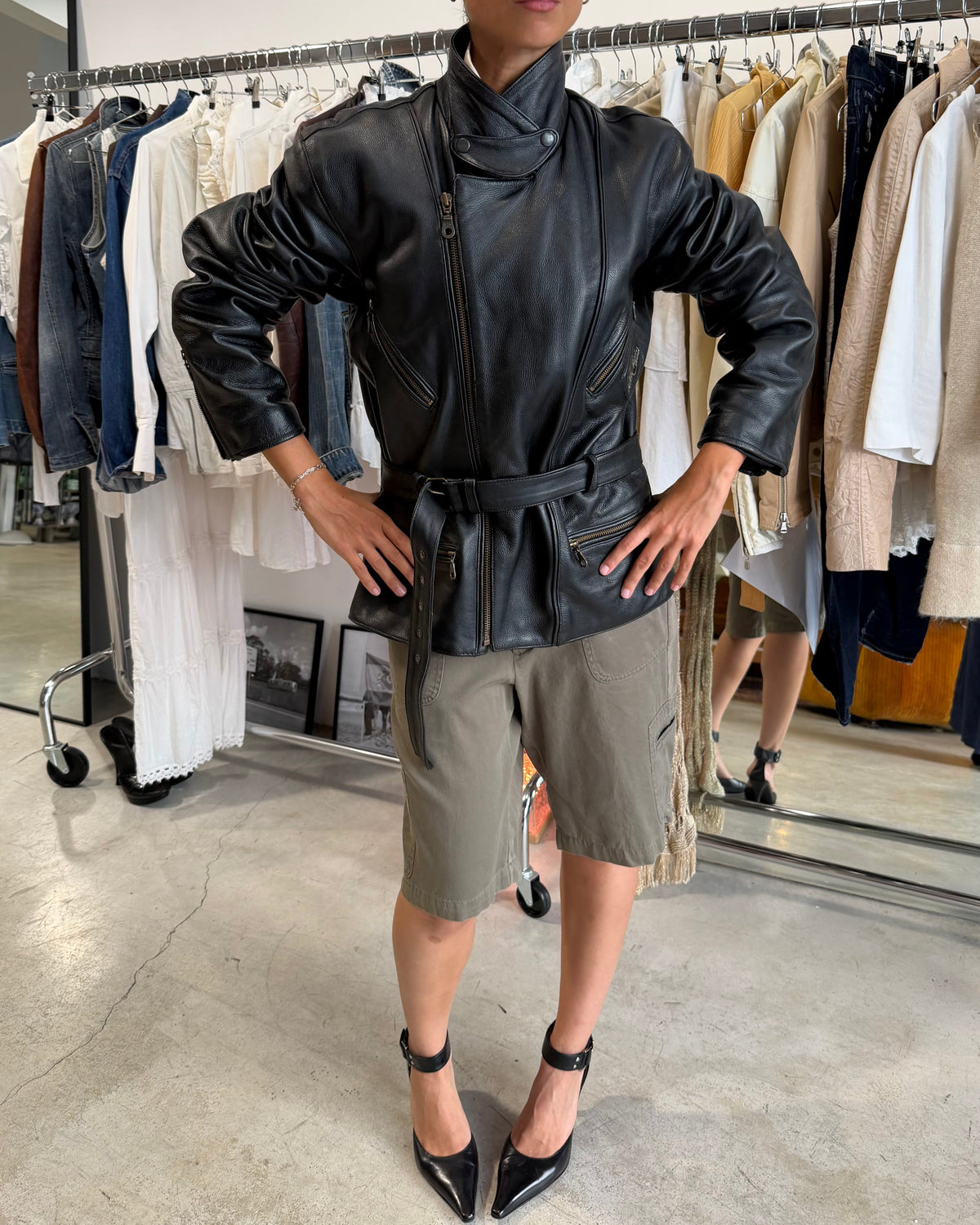 The laetitia leather jacket