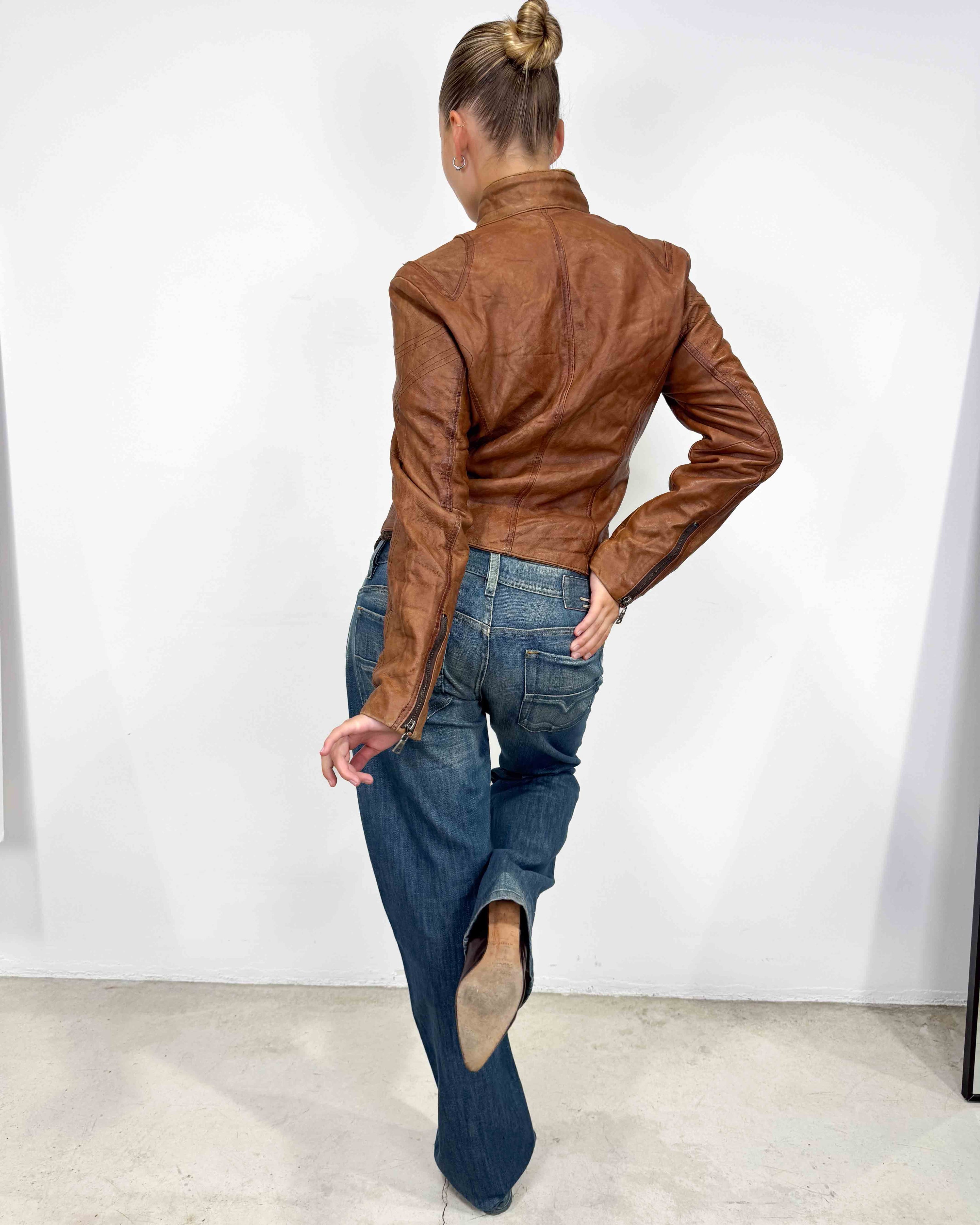 The allie leather jacket