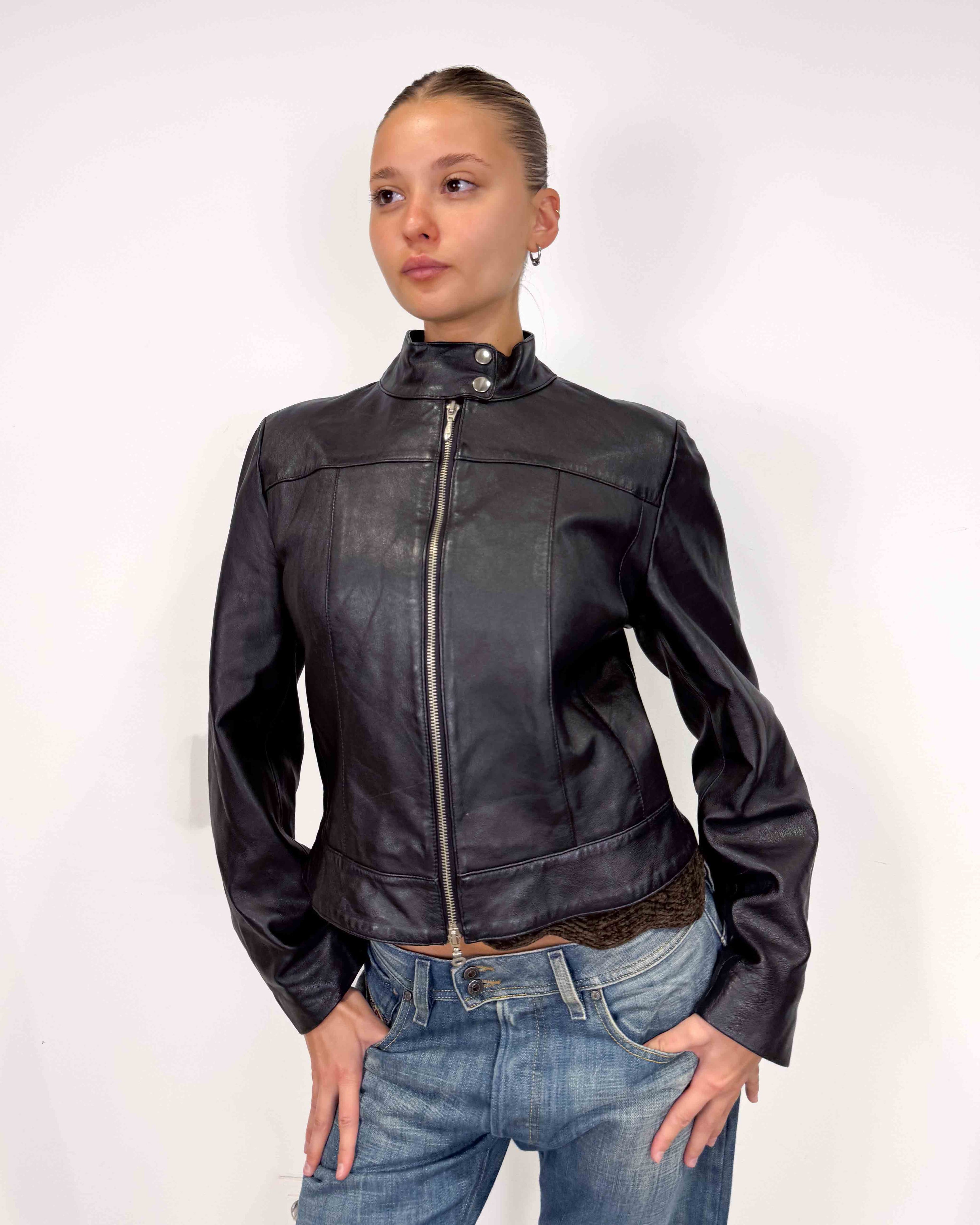 The ginny leather jacket