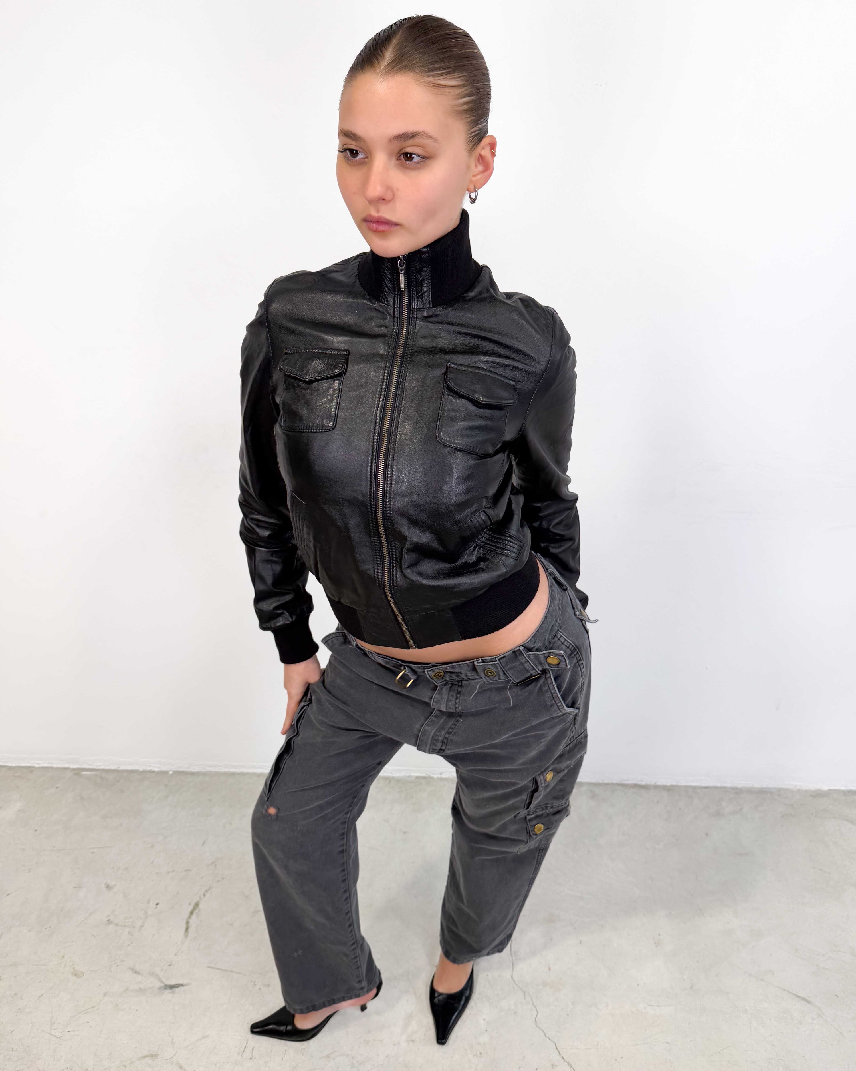The dalena leather jacket
