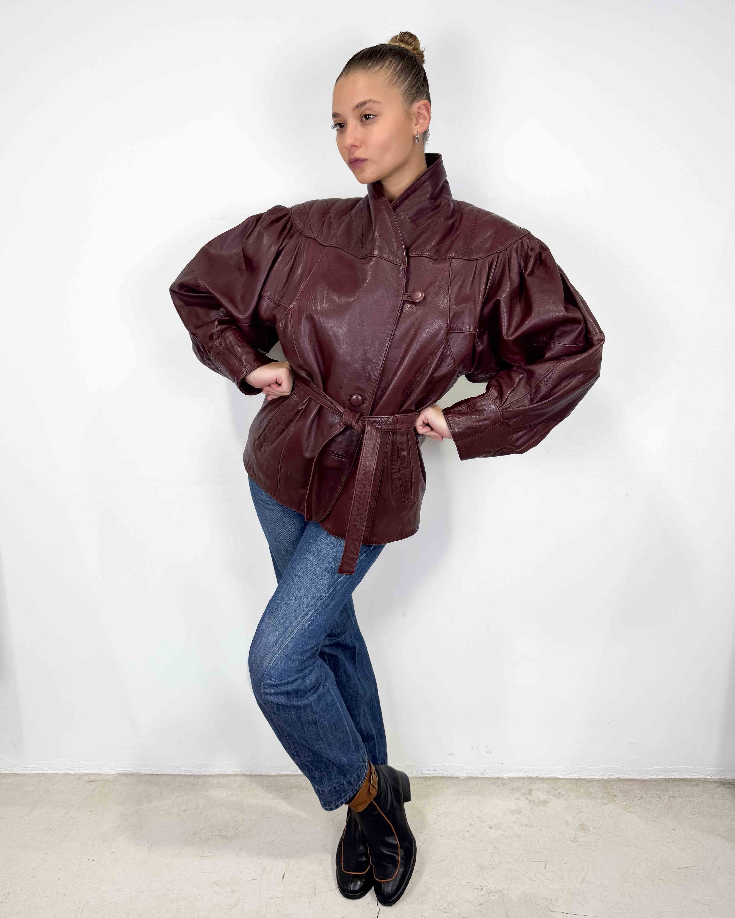 The gigi leather jacket