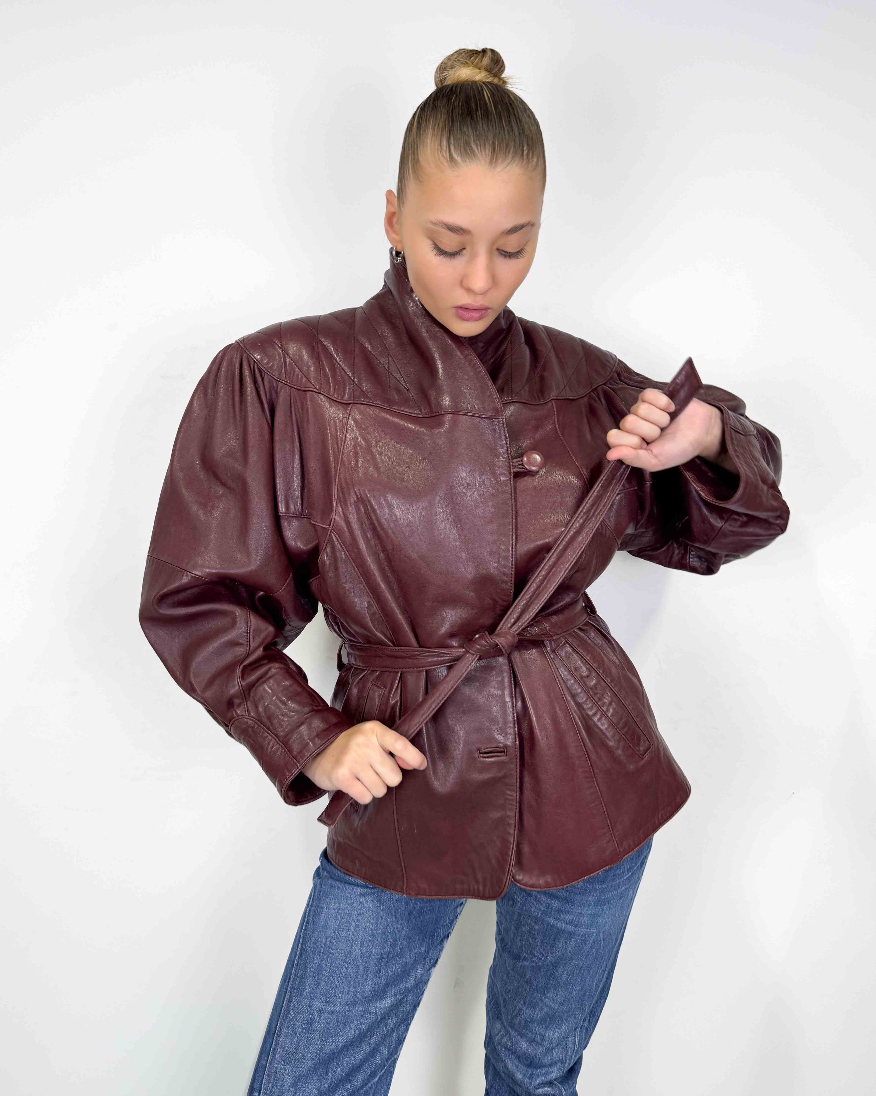 The gigi leather jacket