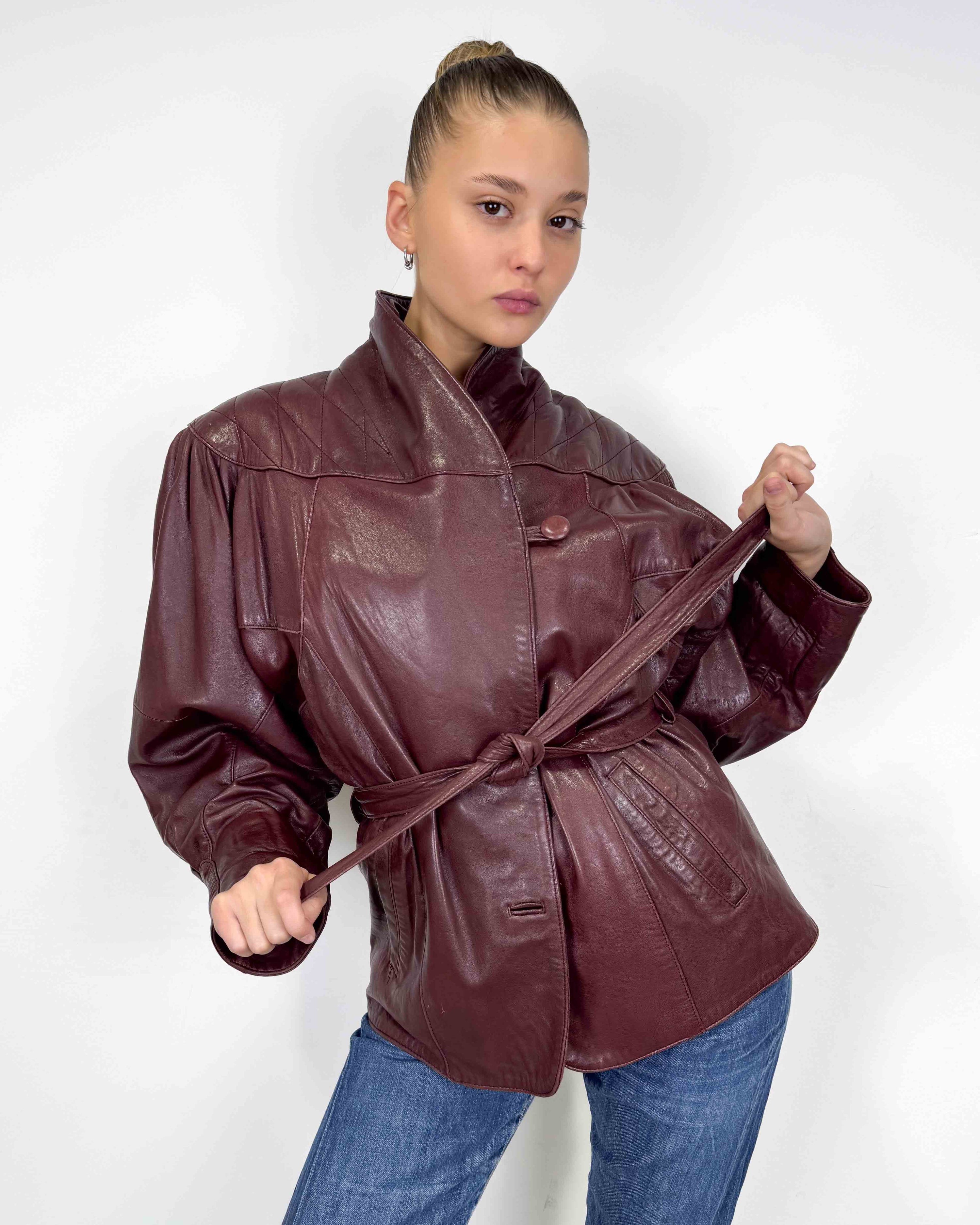 The gigi leather jacket