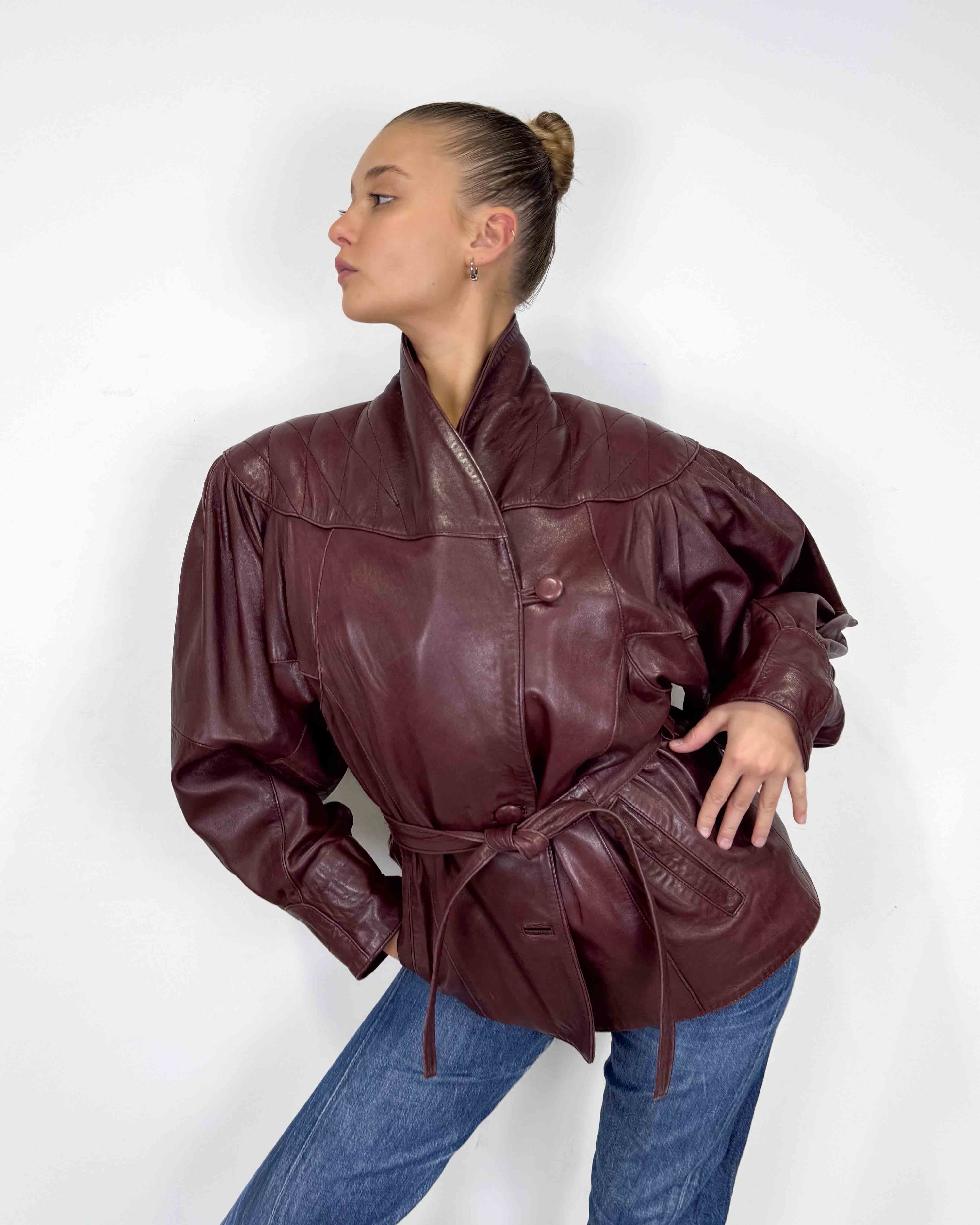 The gigi leather jacket