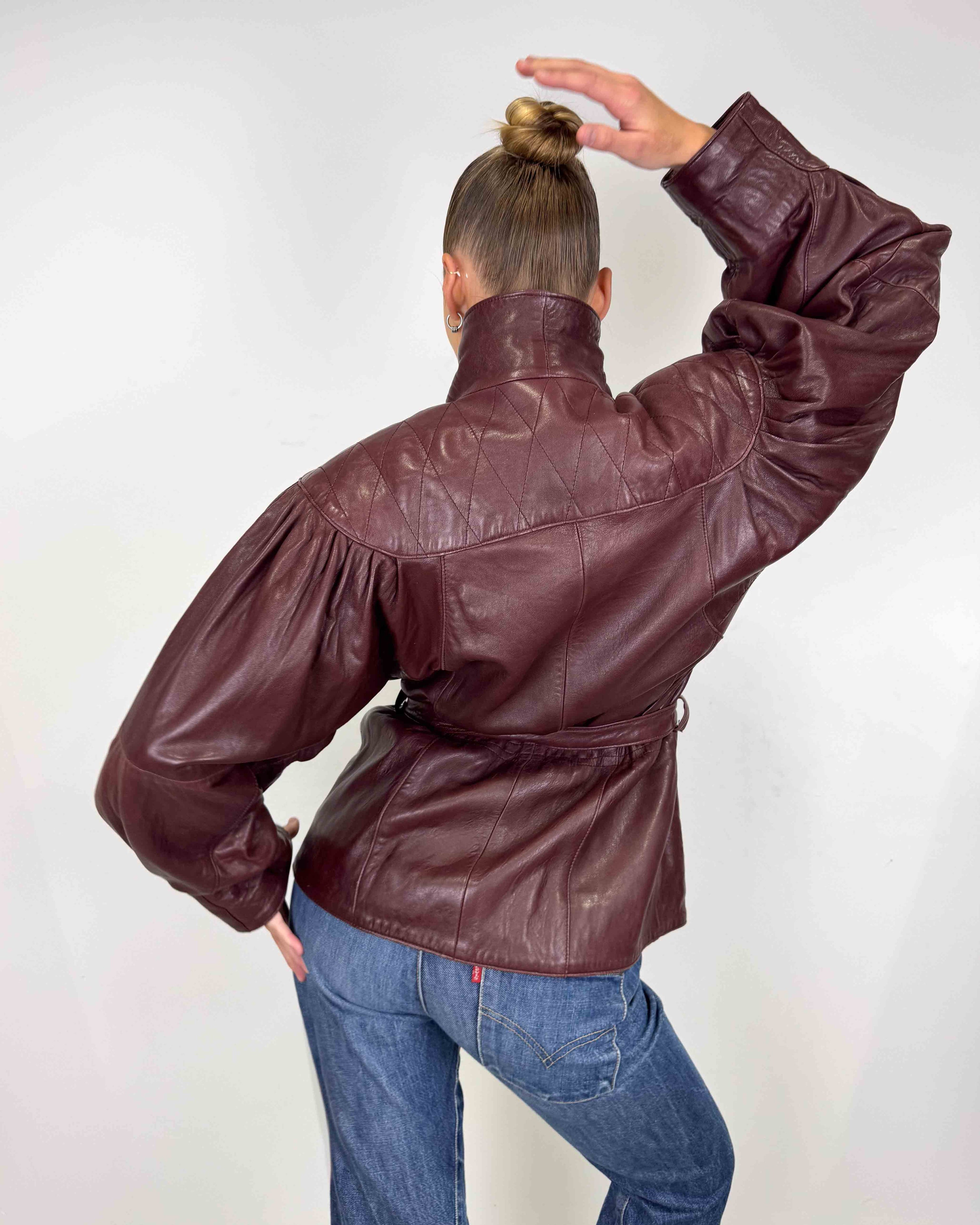 The gigi leather jacket