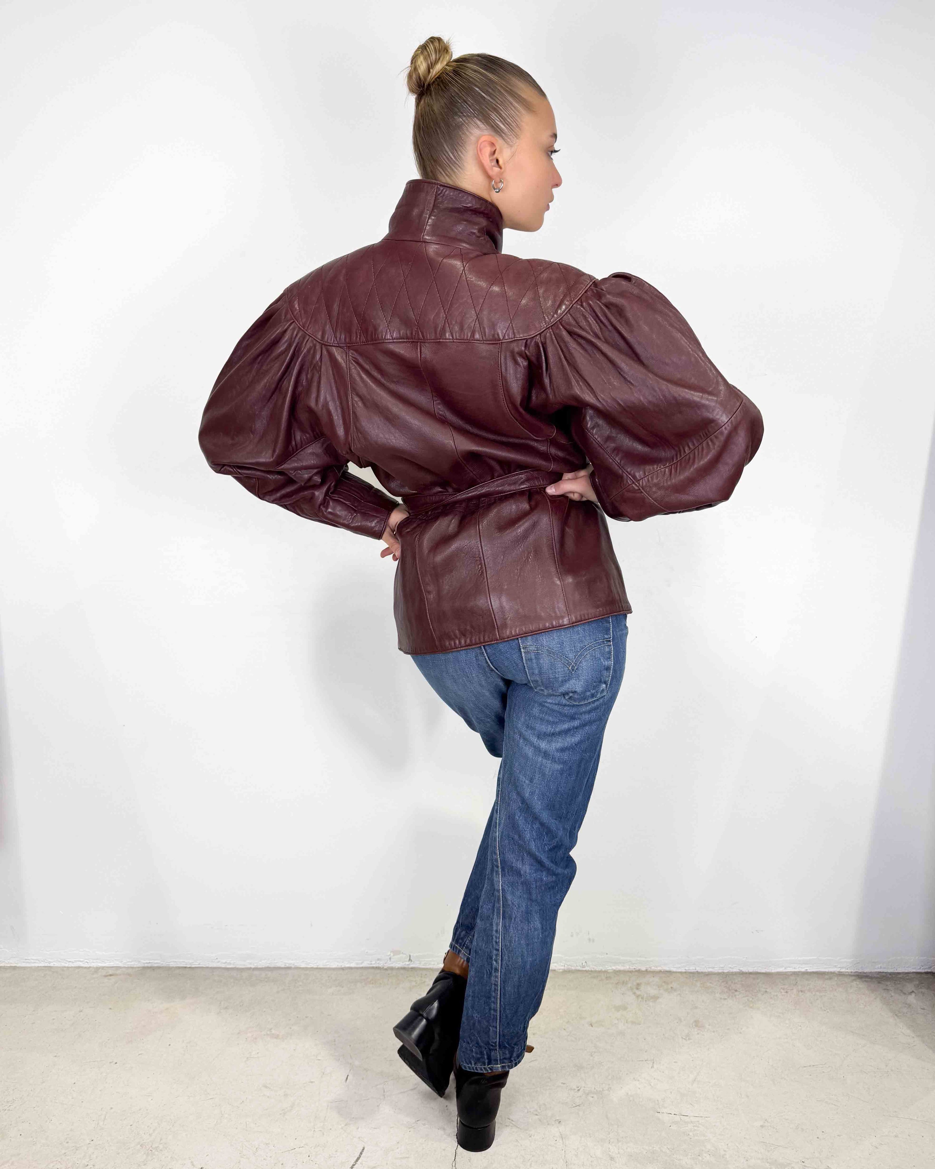 The gigi leather jacket