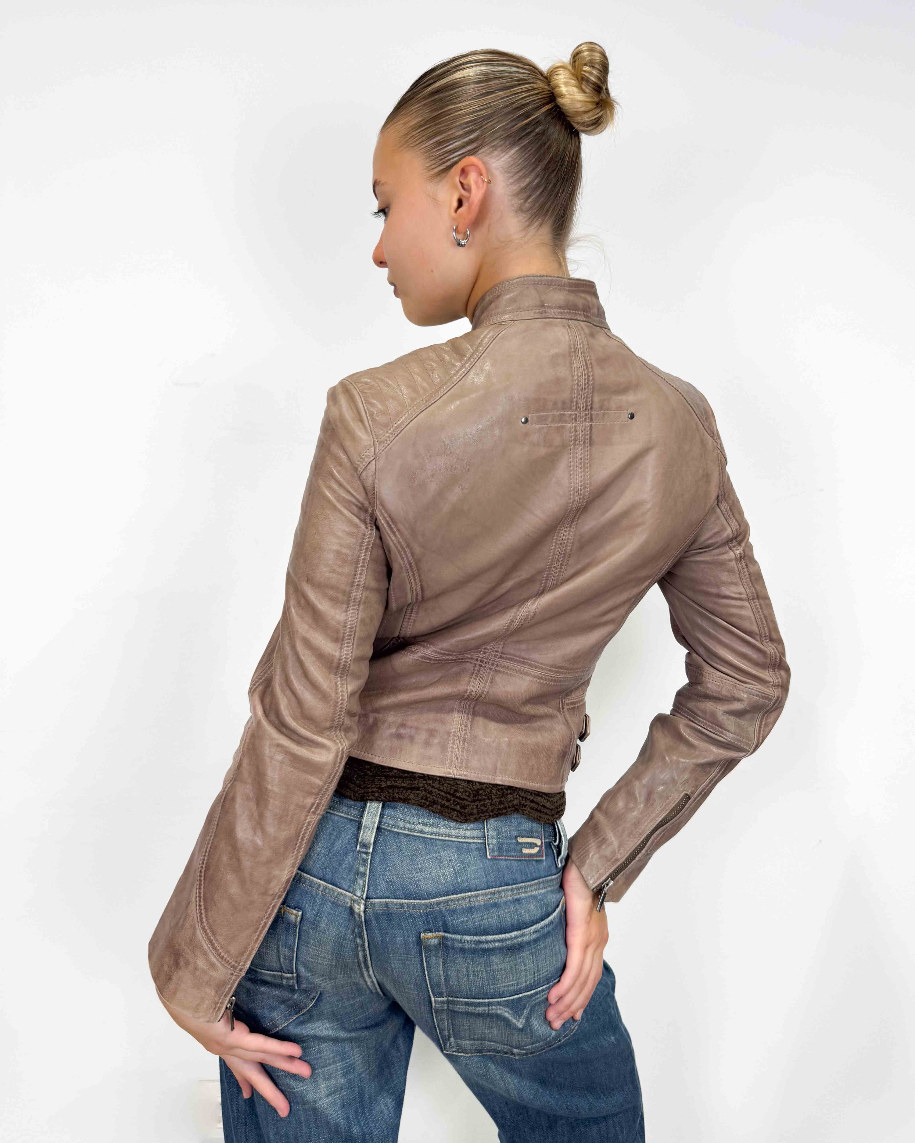 The giada leather jacket