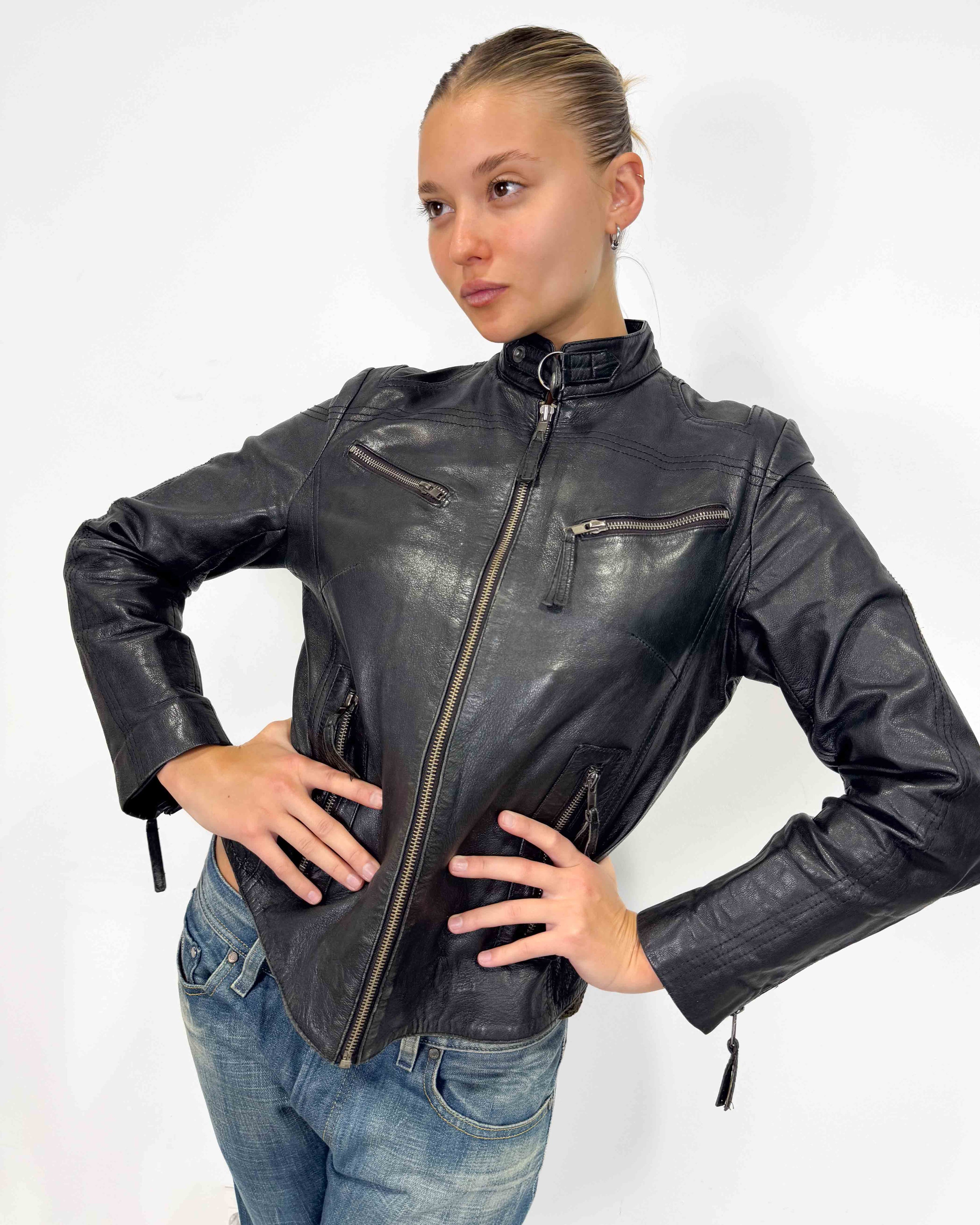 The suhair leather jacket