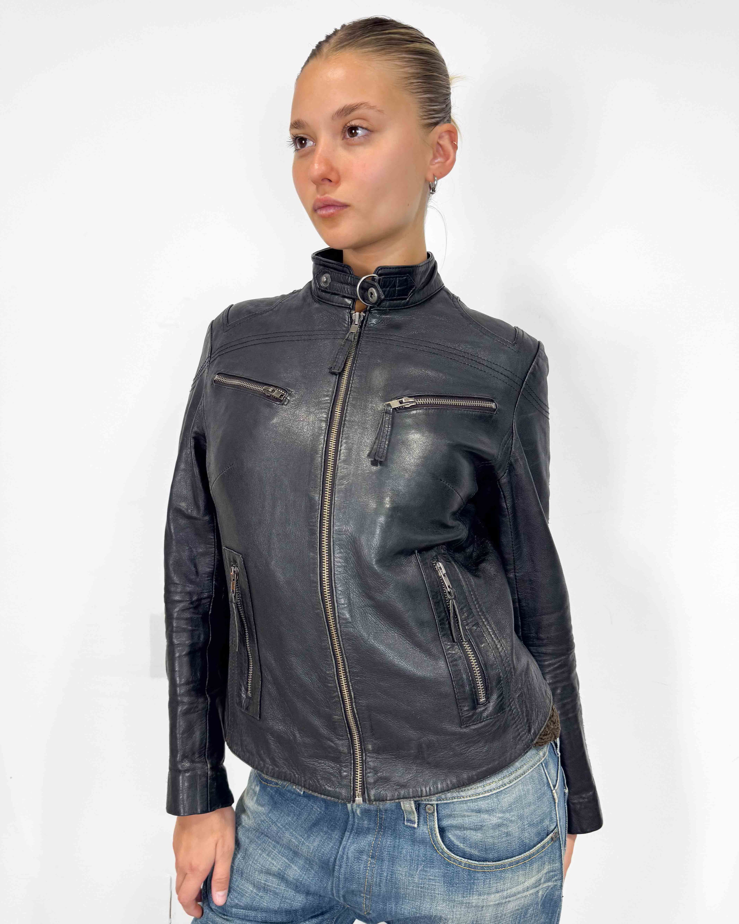 The suhair leather jacket