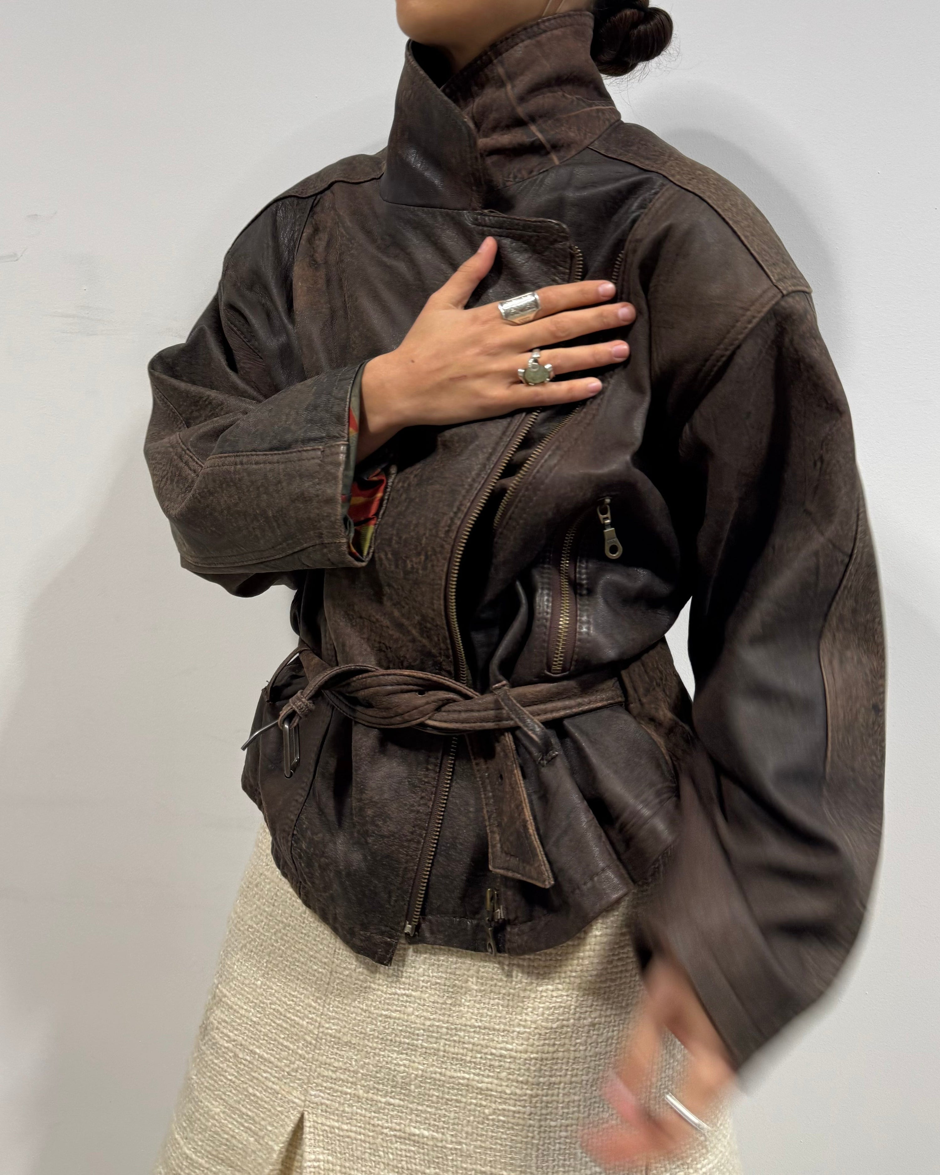 The carolina leather jacket