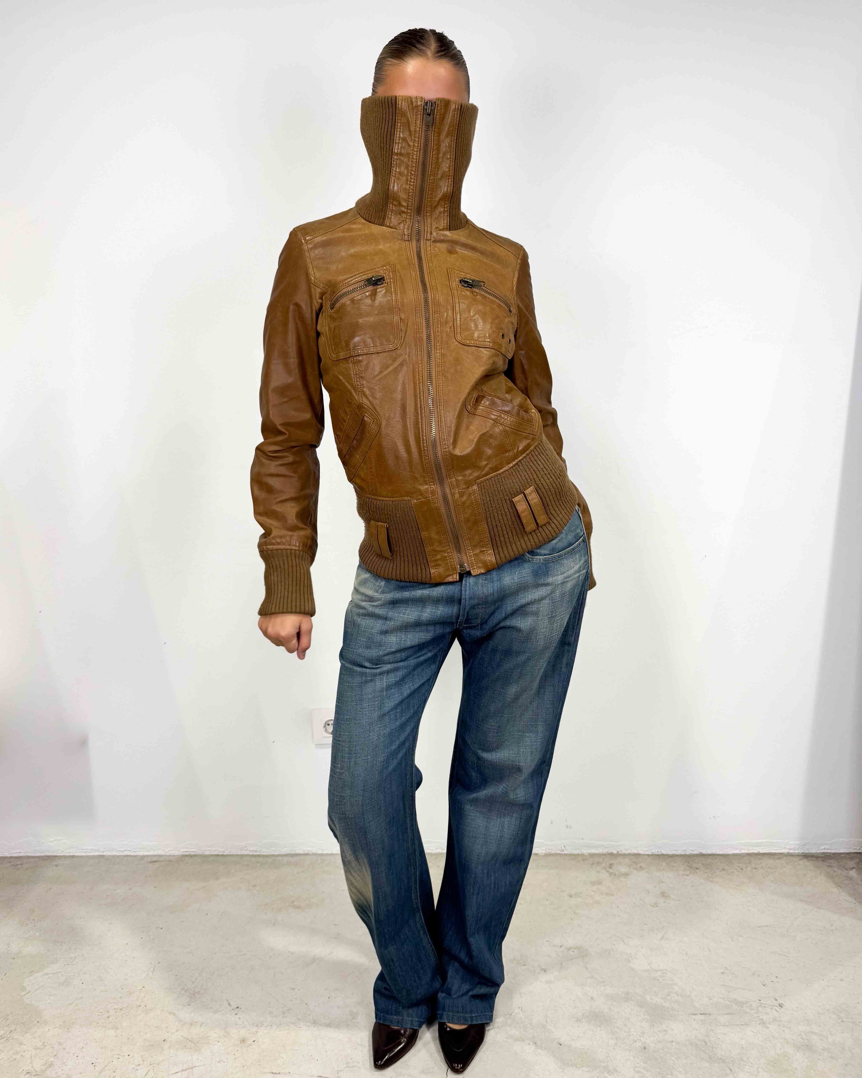 The sasha leather jacket