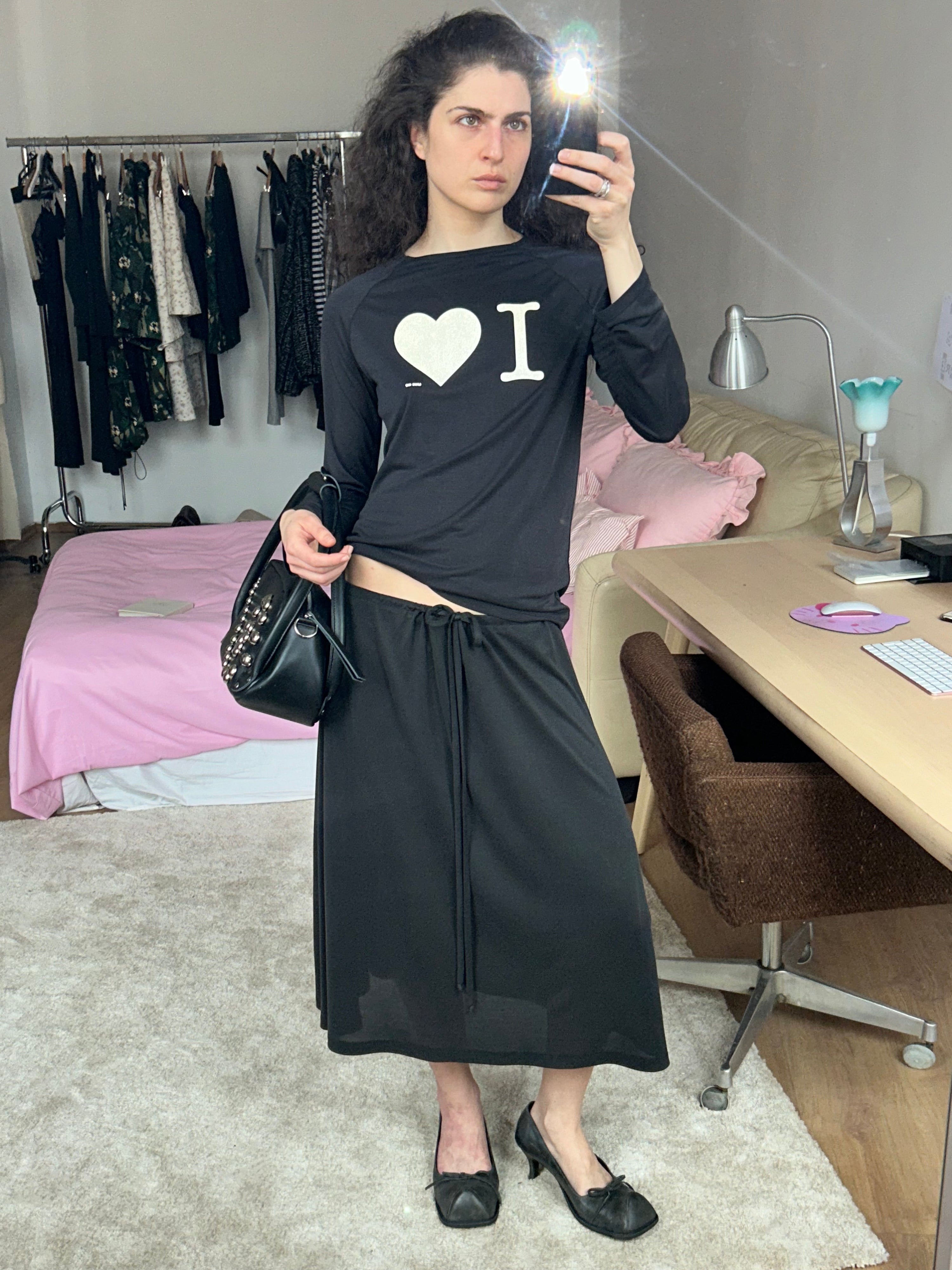 'i love' top