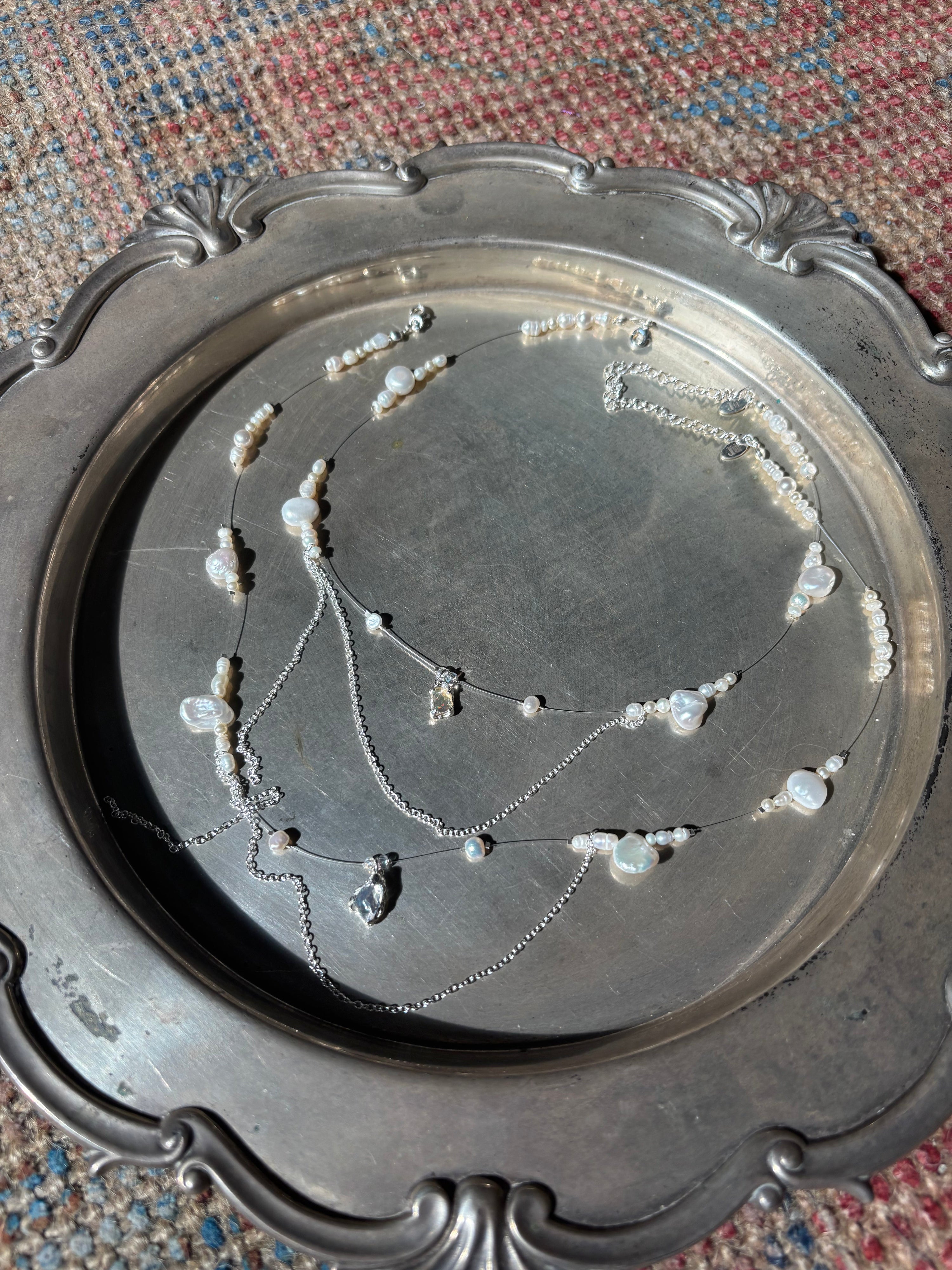 Celestial necklace - silver