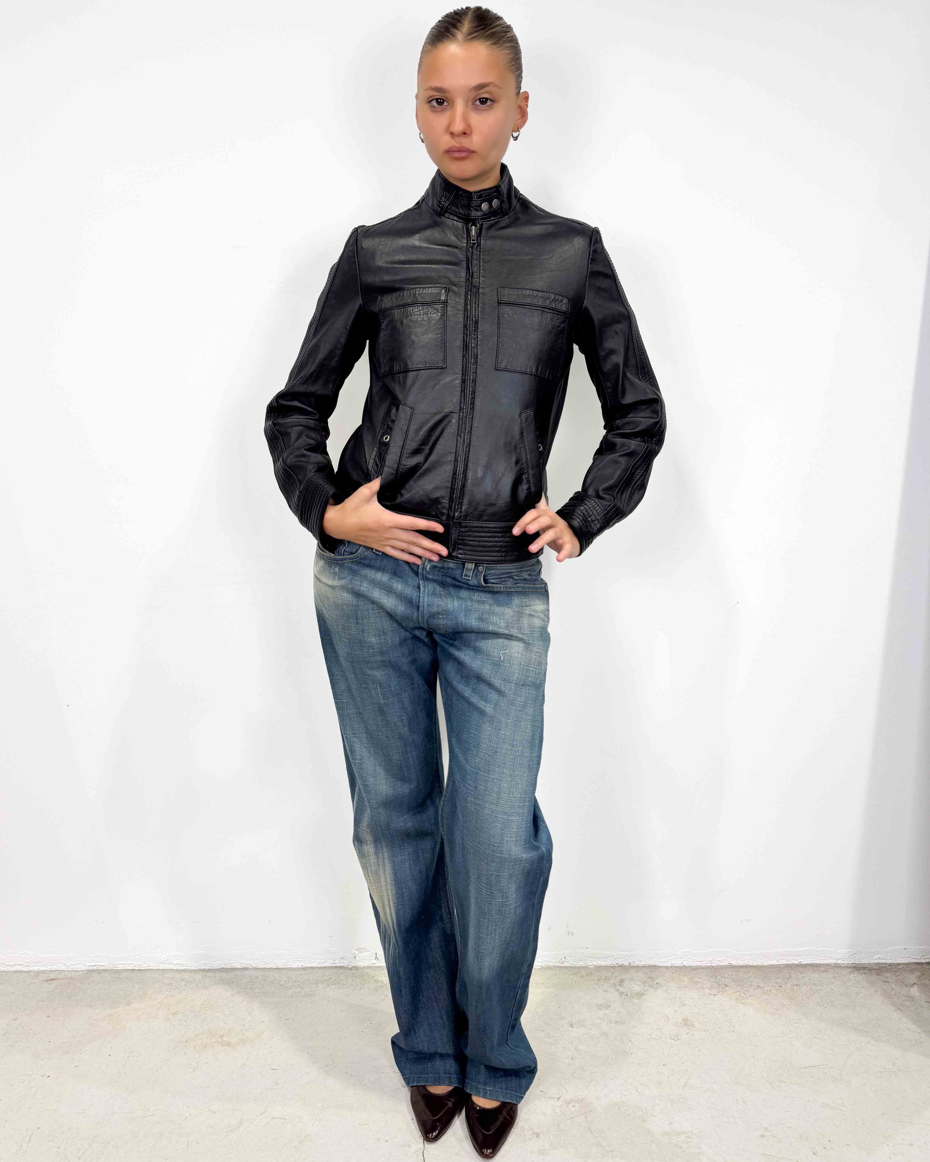 The paola leather jacket