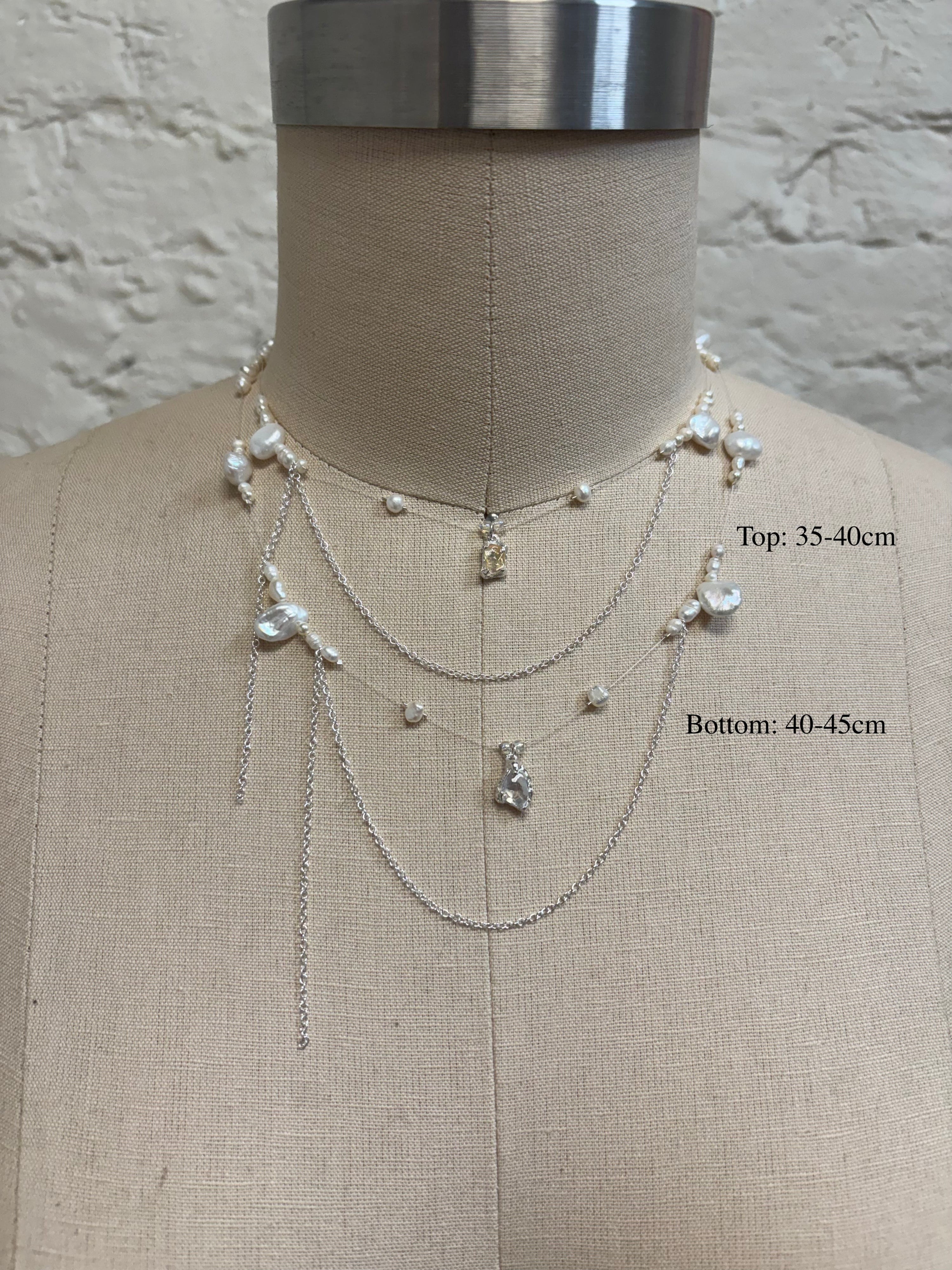 Celestial necklace - silver