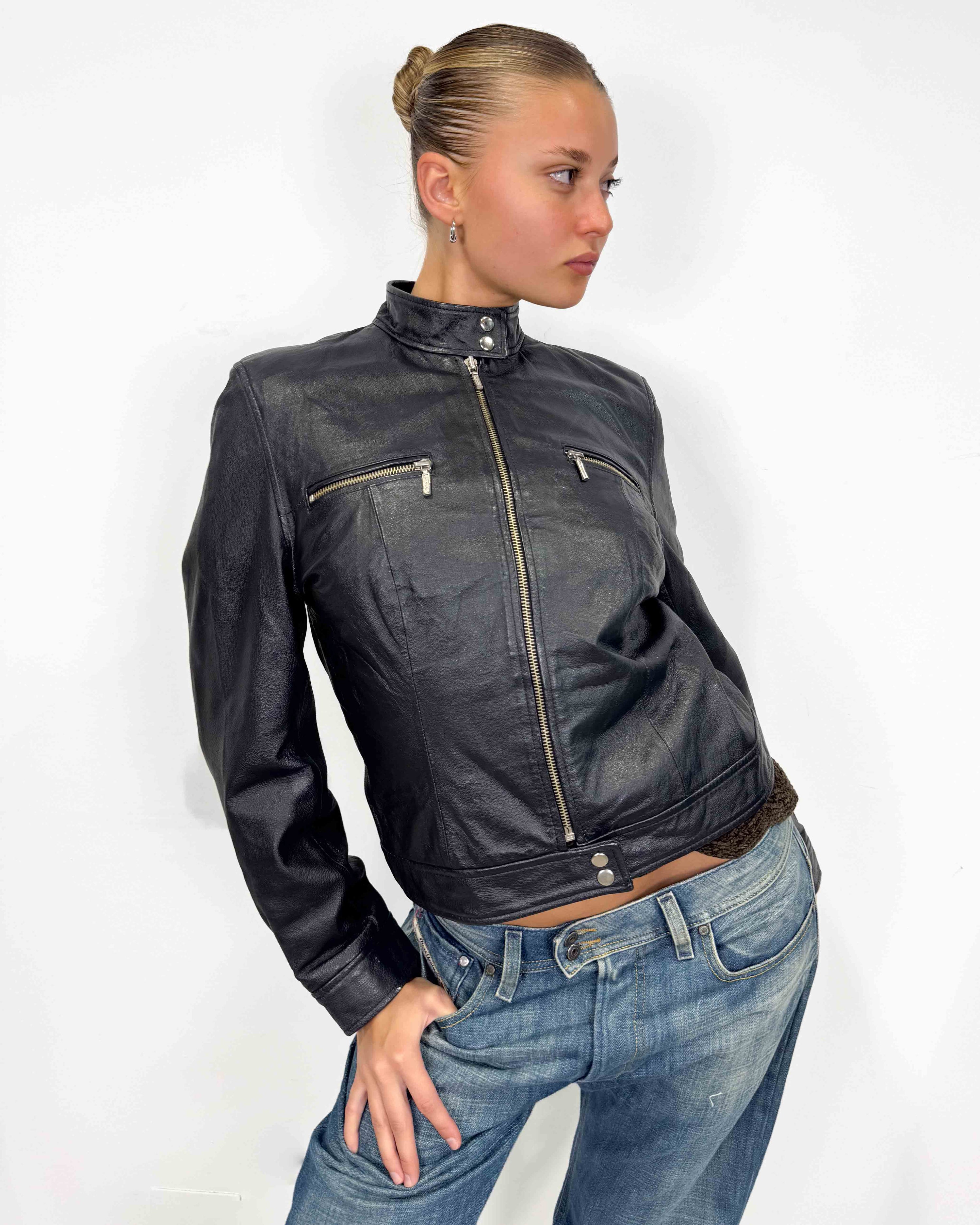 The tessa leather jacket